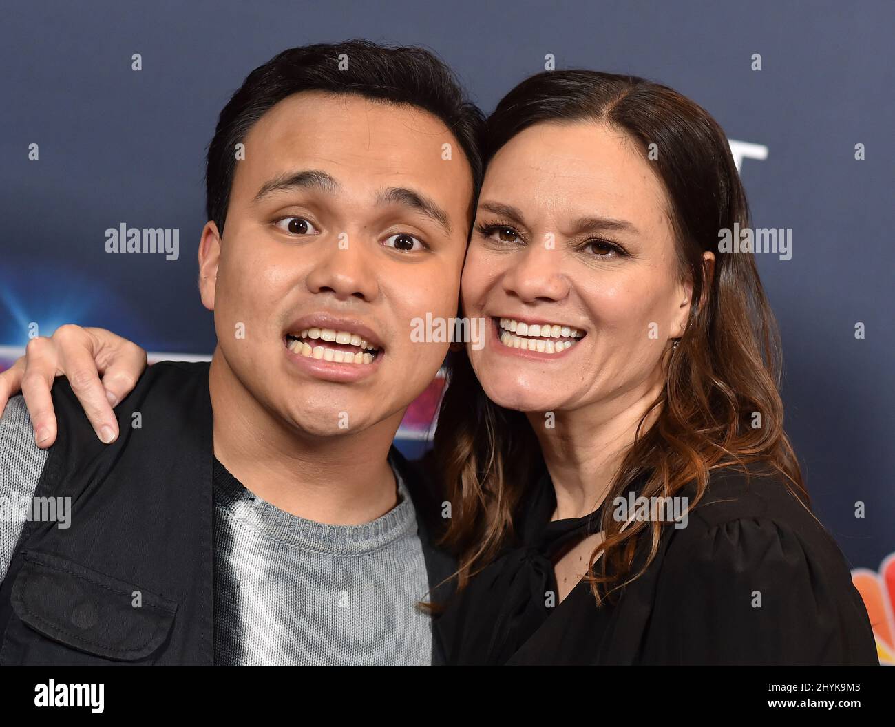Kodi Lee and Tina Lee walks the carpet at the 'America's Got Talent' Finals  at Dolby Theatre on September17, 2019 in Hollywood, CA Stock Photo - Alamy