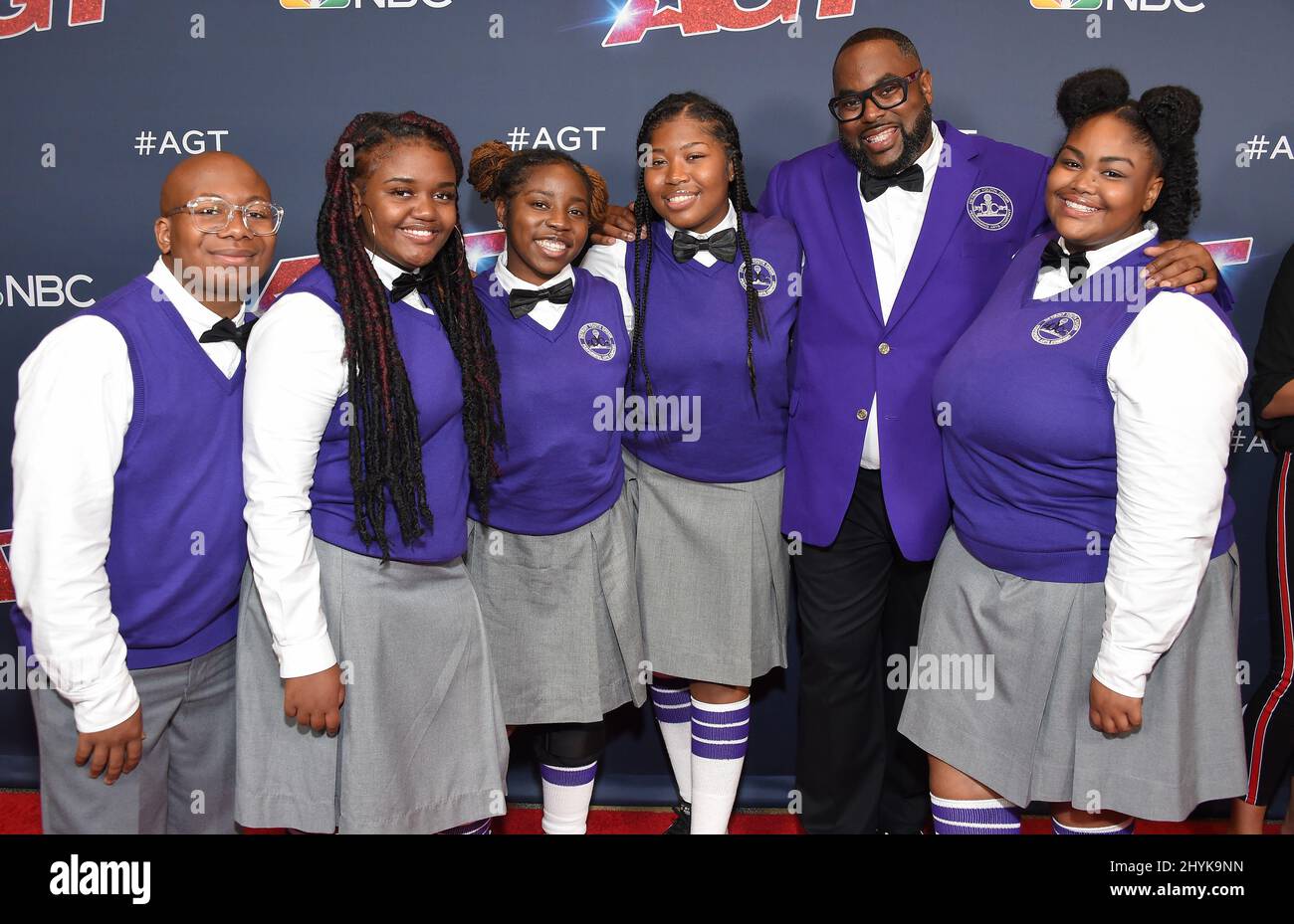 Detriot Youth Choir walks the carpet at the 'America's Got Talent' Finals at Dolby Theatre on September17, 2019 in Hollywood, Los Angeles. Stock Photo