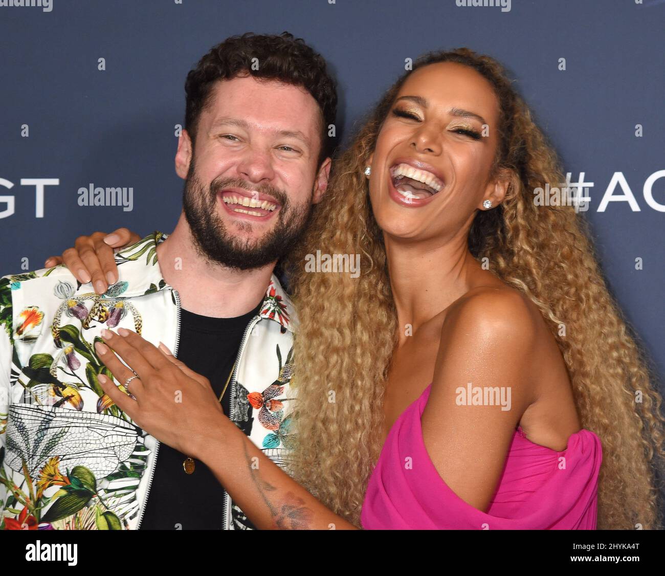 Calum Scott And Leona Lewis At Americas Got Talent Season 14 Live Show Finale Held At The Dolby 