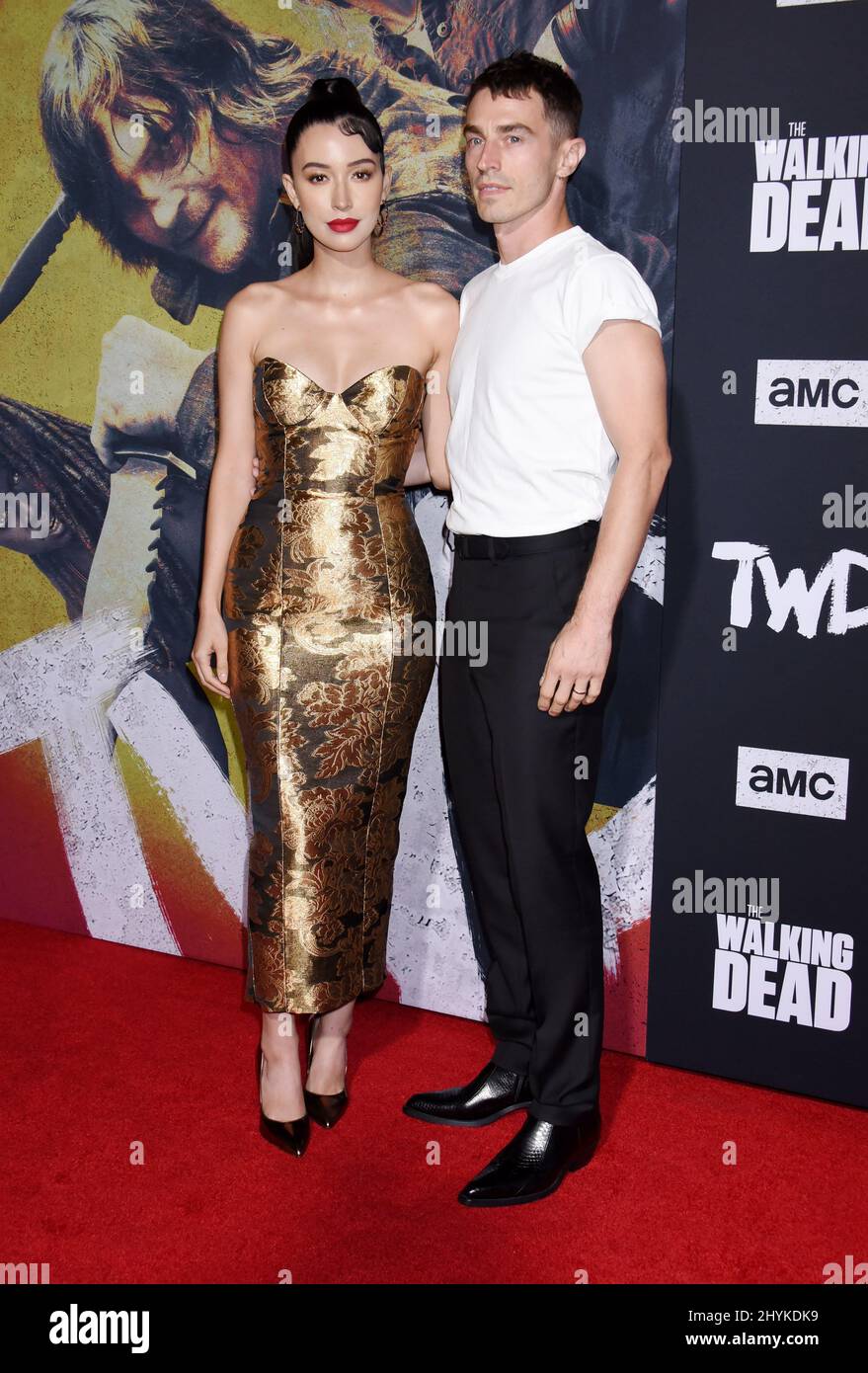 Christian Serratos and David Boyd at 