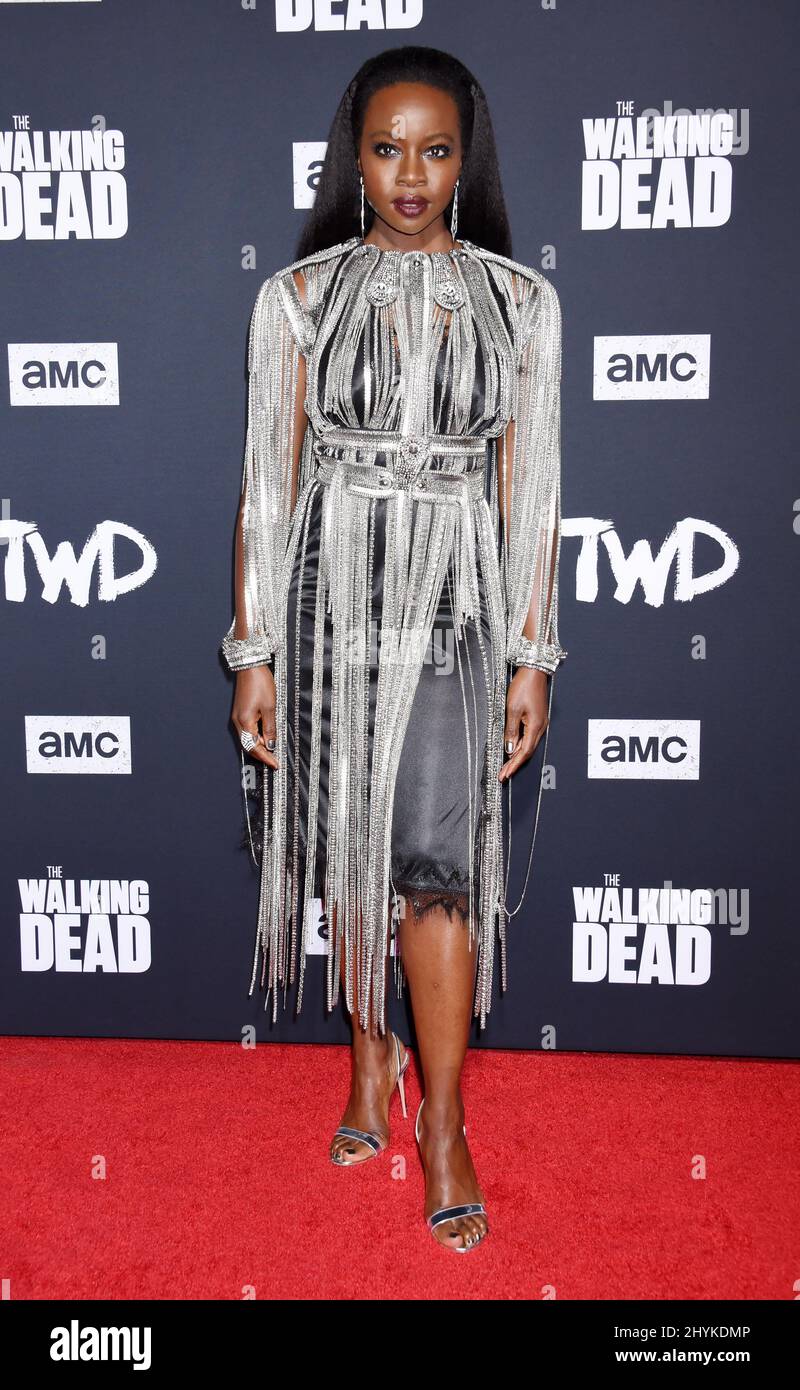 Danai Gurira at 'The Walking Dead' Season 10 Premiere Event held at the TCL Chinese 6 Theatre on September 23, 2019 in Hollywood, USA. Stock Photo