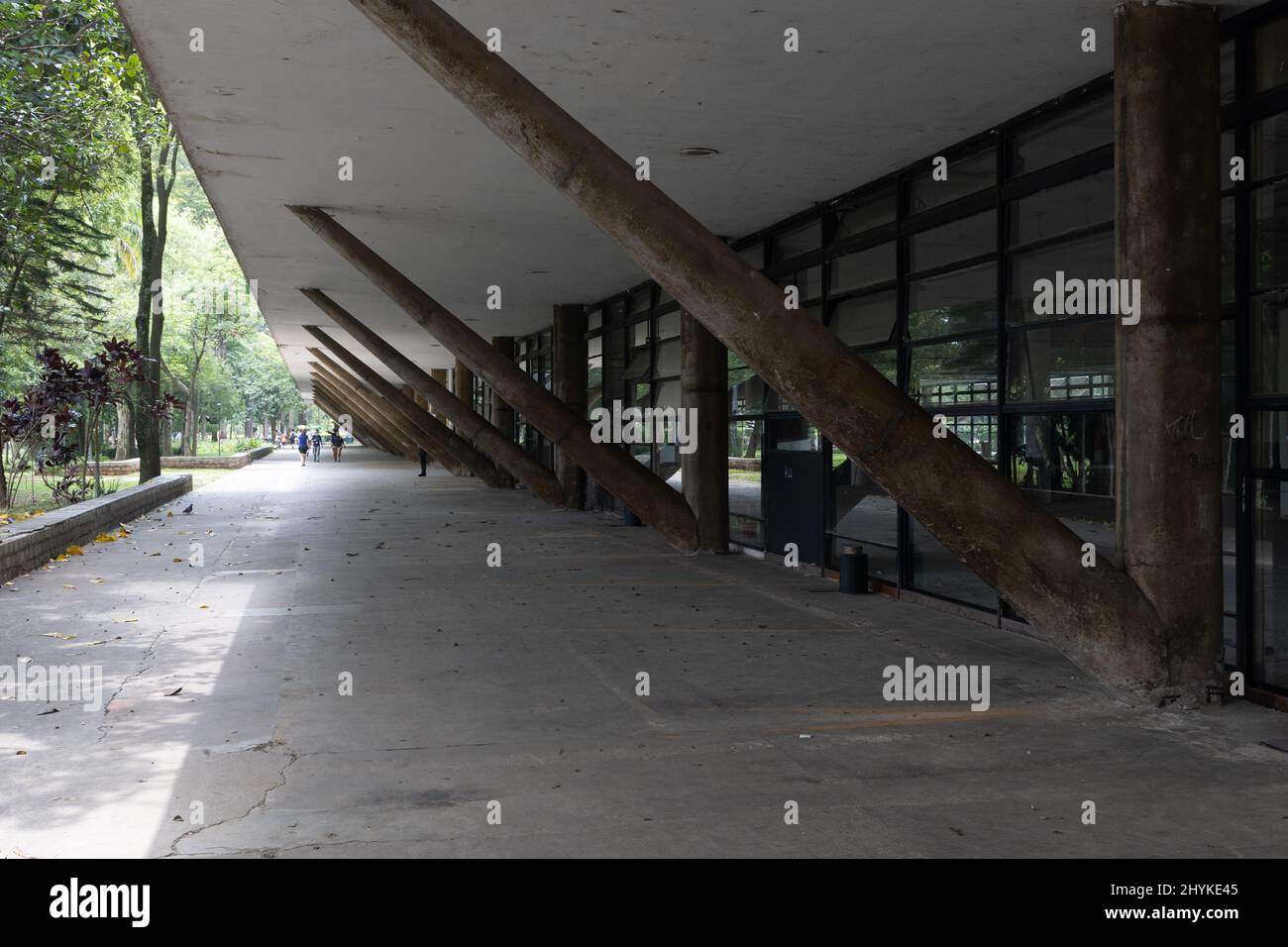 The National Museum of African American History and Culture, Ibirapuera Park, Sao Paulo, Brazil Stock Photo