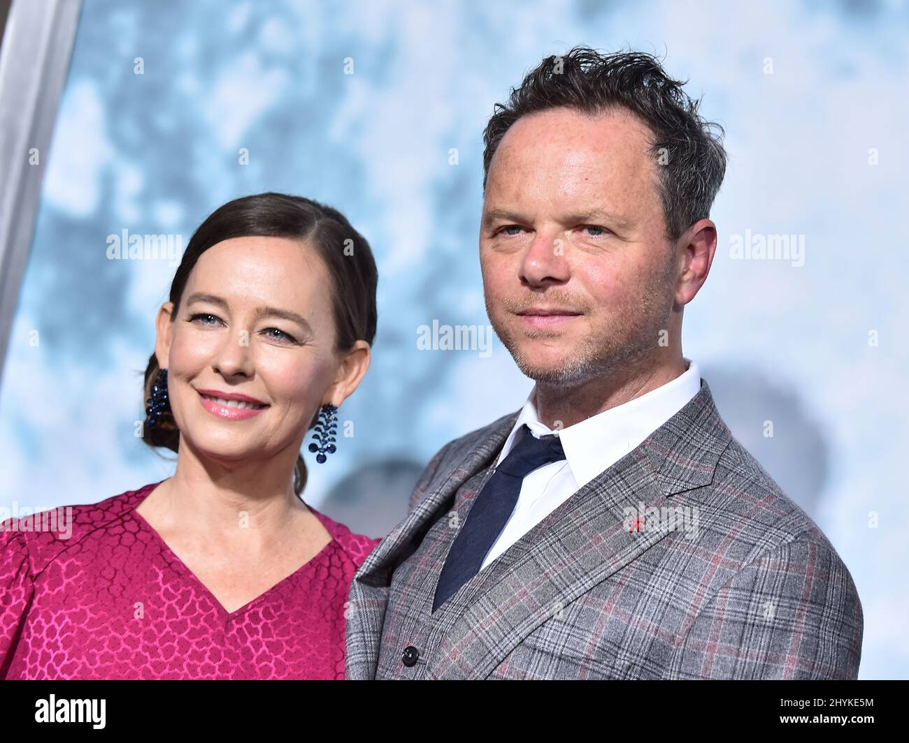 Noah Hawley arriving to the 'Lucy In The Sky' Los Angeles Premeire at Zanuck Theater on September 25, 2019 in Los Angeles, CA. Stock Photo