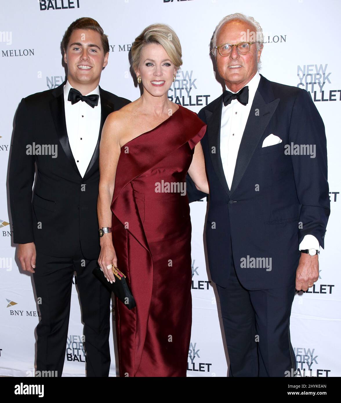 Deborah norville and husband karl wellner hires stock photography and