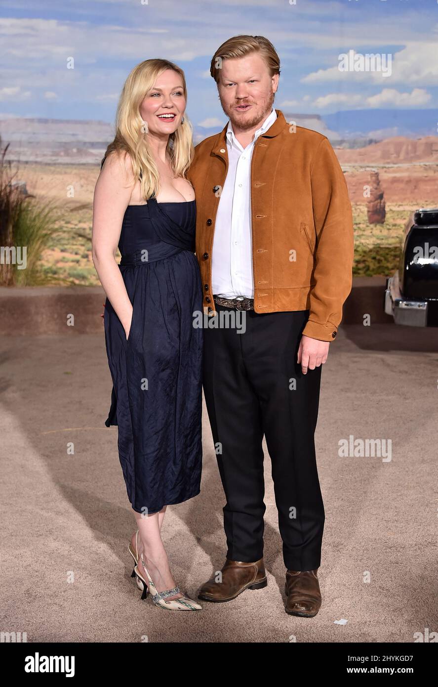 Kirsten Dunst and Jesse Plemons at the premiere of "El Camino: A