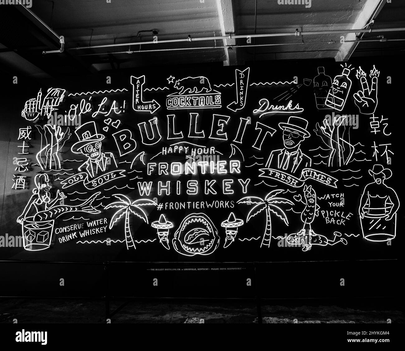 Los Angeles Grand Central Market Stock Photo Alamy