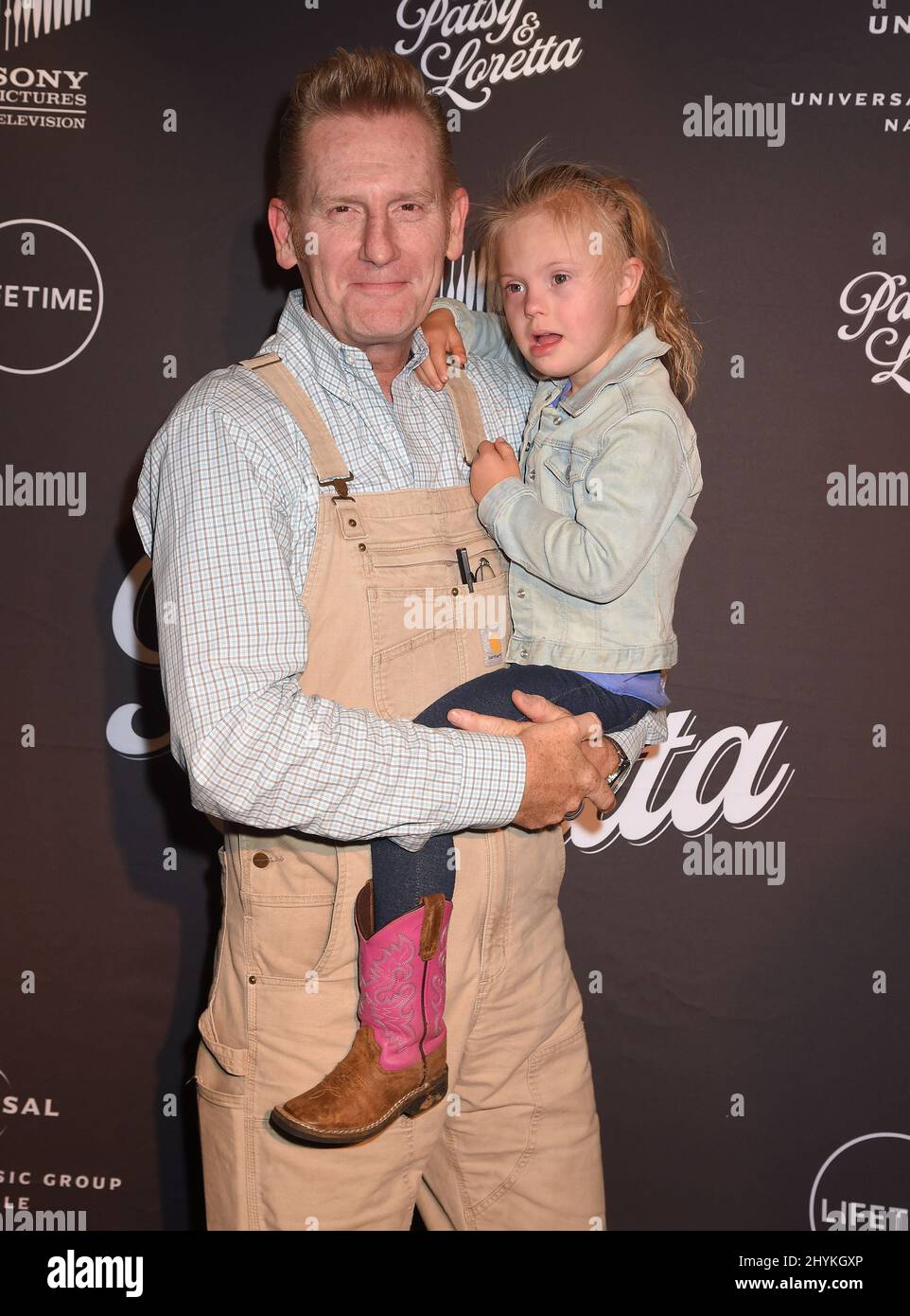 Rory Feek and Indiana Feek at the Lifetime special screening and