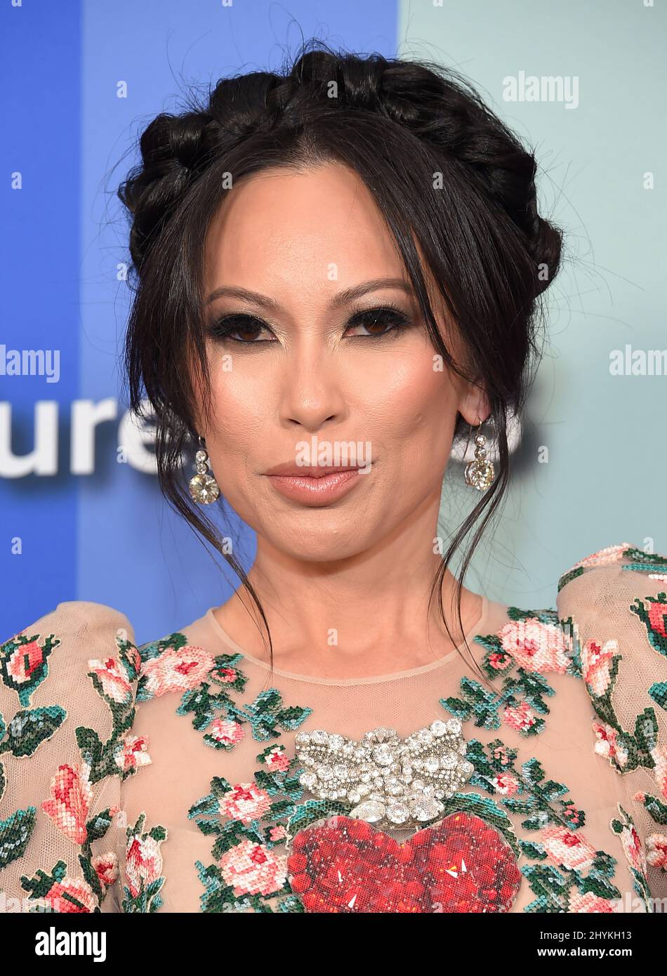 Christine Chiu at the 2019 amFAR Gala Los Angeles held at Milk Studios
