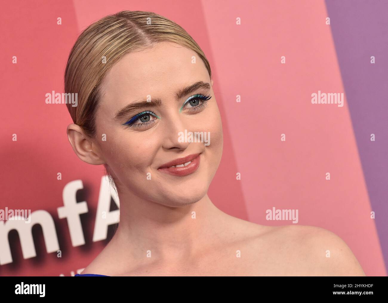 Kathryn Newton at the 2019 amFAR Gala Los Angeles held at Milk Studios