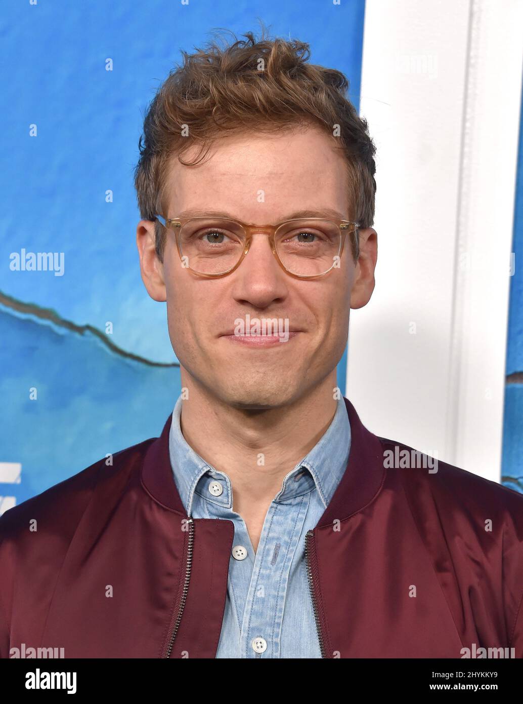 Barrett Foa arriving to the Netflix premiere of €˜Living With Yourself' at ArcLight Cinema Stock Photo