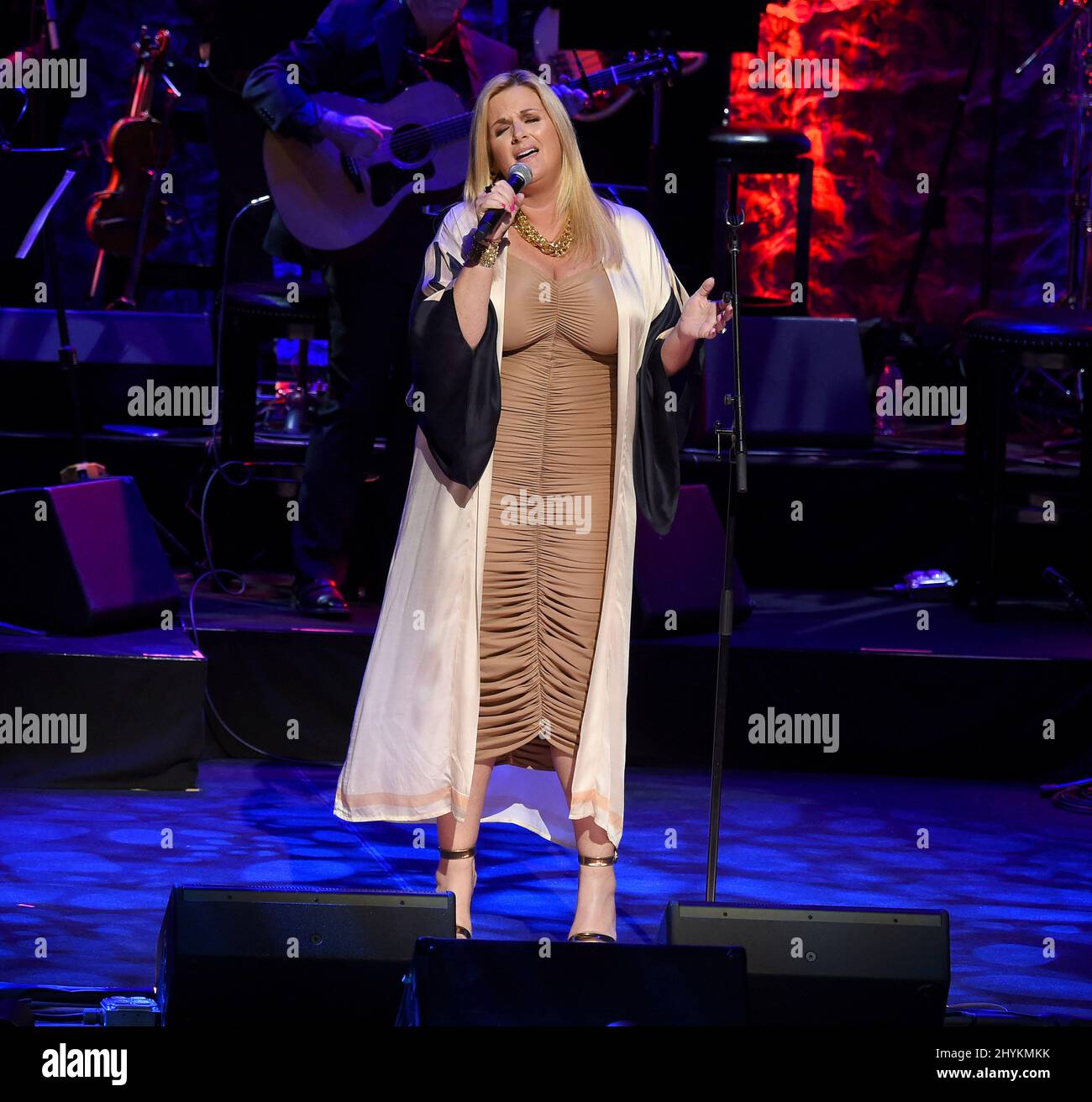 Trisha Yearwood onstage at the 2019 Country Music Hall of Fame Medallion Ceremony held at the Country Music Hall of Fame & Museum on October 20, 2019 in Nashville, USA. Stock Photo