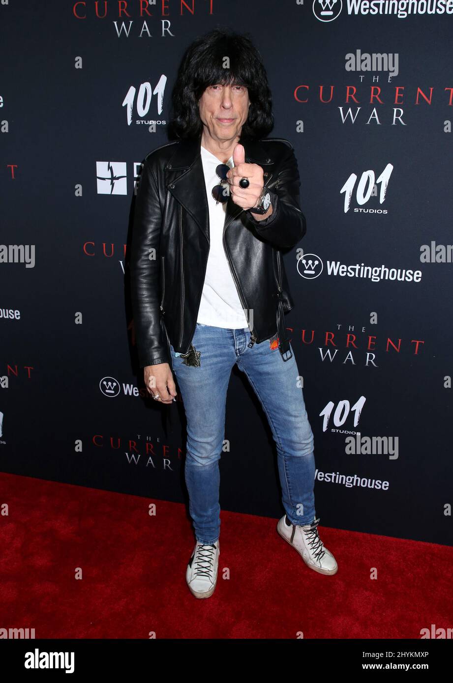 Marky Ramone attending 'The Current War' New York Premiere at the AMC Lincoln Square on October 21, 2019 in New York City, NY Stock Photo