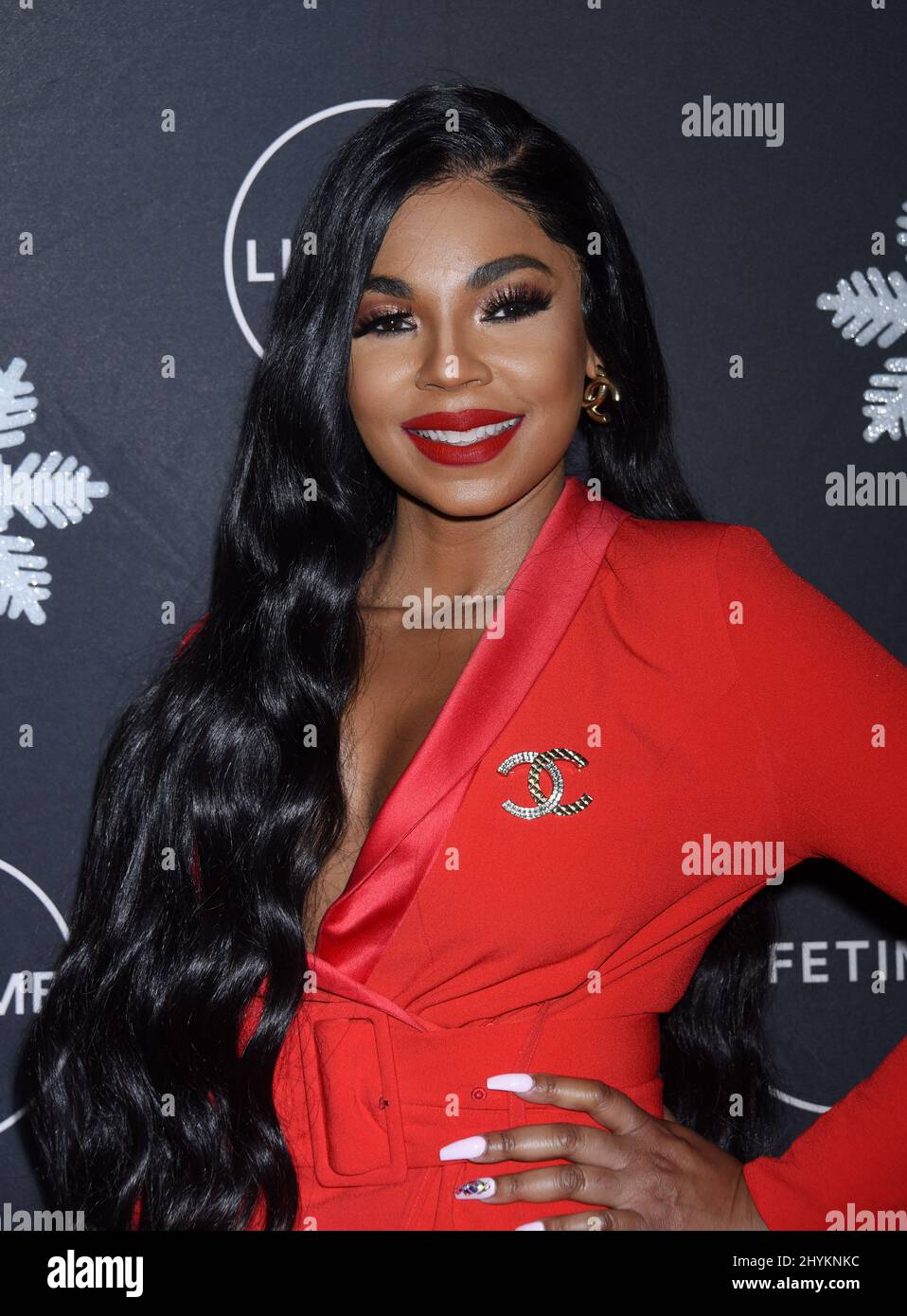 Ashanti Douglas at the It's A Wonderful Lifetime Red Carpet held at the STK Los Angeles Stock Photo