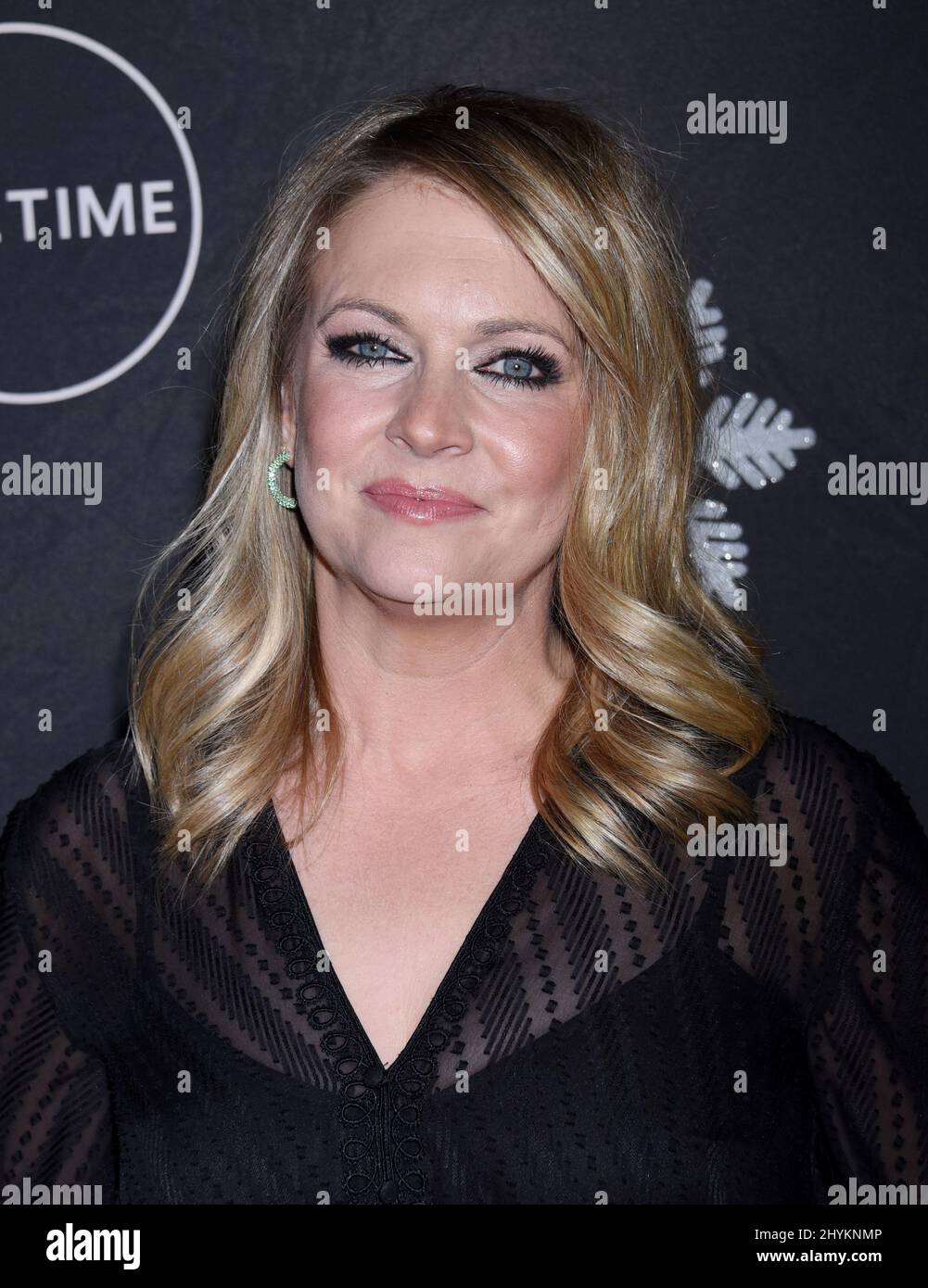 Melissa Joan Hart at the It's A Wonderful Lifetime Red Carpet held at the STK Los Angeles Stock Photo