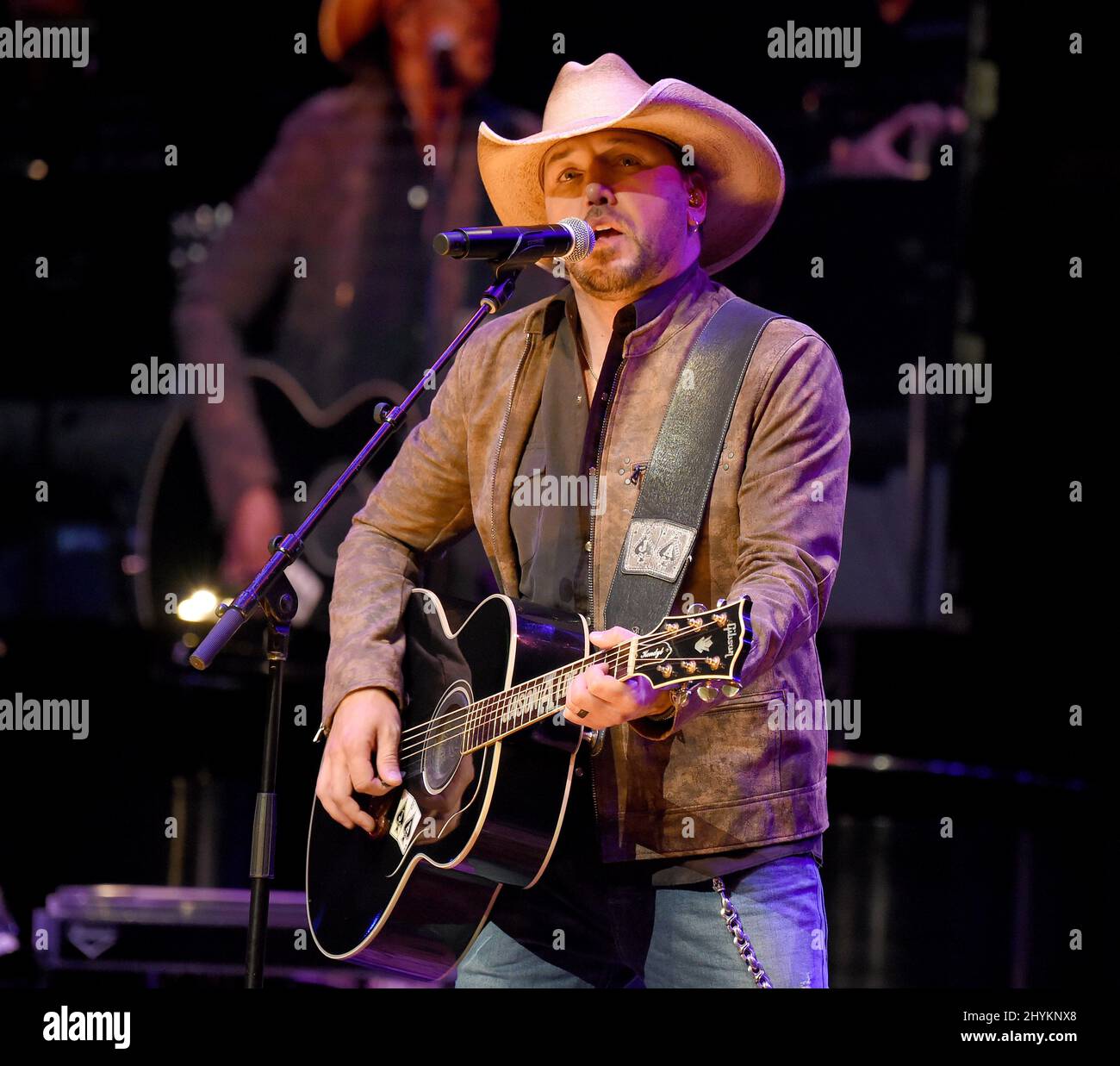 Jason Aldean attending the 2019 Musicians Hall of Fame Ceremony and Induction Concert held at the Schermerhorn Symphony Center in Nashville, TN. Stock Photo