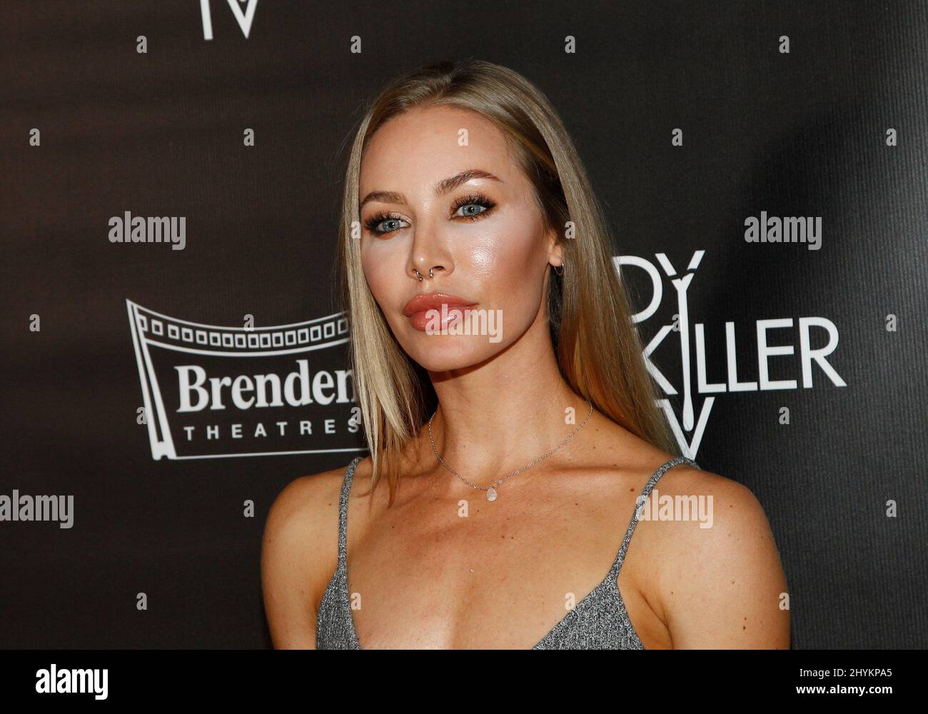 Nicole Aniston at the TV premiere of 'Lady Killer' held at the Brenden Theater inside the Palms Casino in Las Vegas Stock Photo