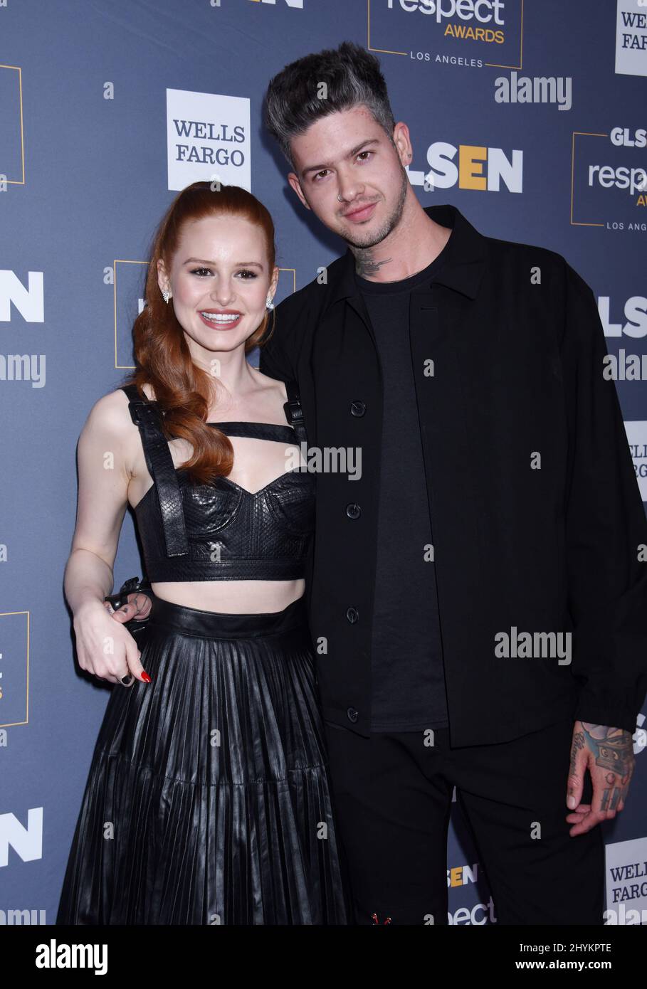 Madelaine Petsch and Travis Mills attend Lucky Brand Presents Lucky News  Photo - Getty Images