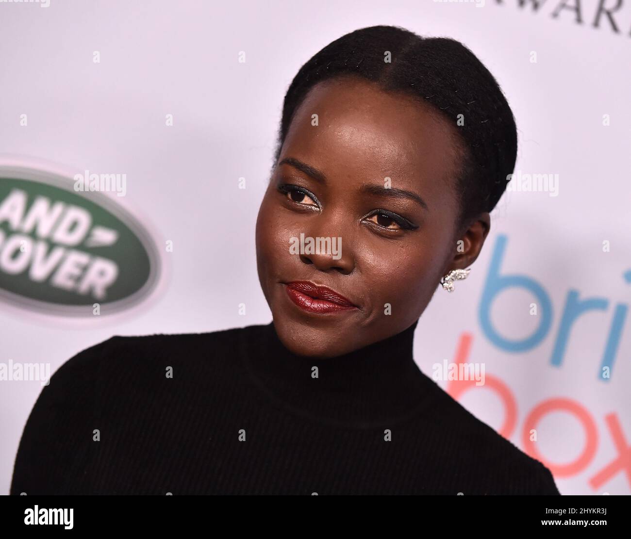 Lupita Nyong'o arrives at the 2019 British Academy Britannia Awards