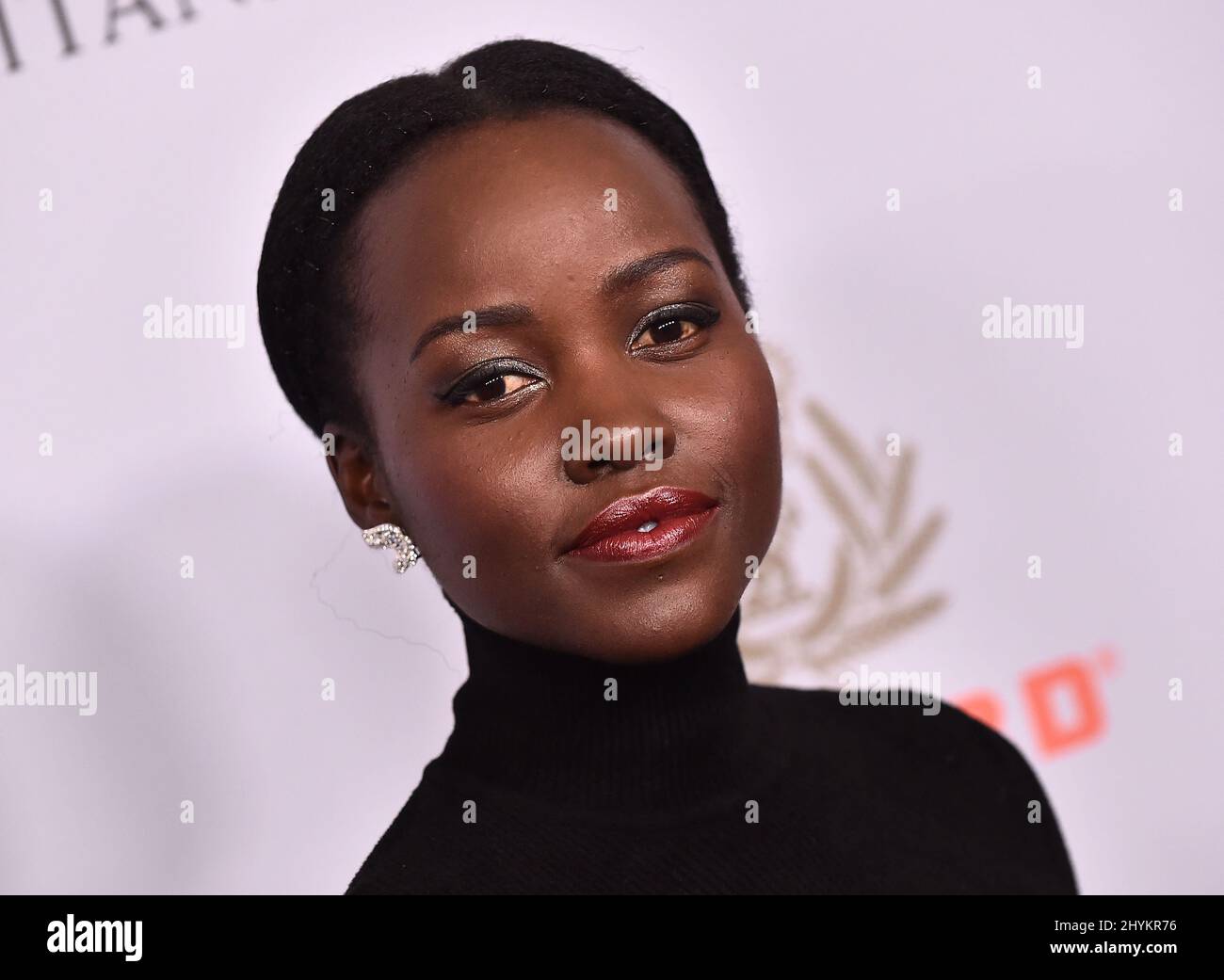 Lupita Nyong'o arrives at the 2019 British Academy Britannia Awards