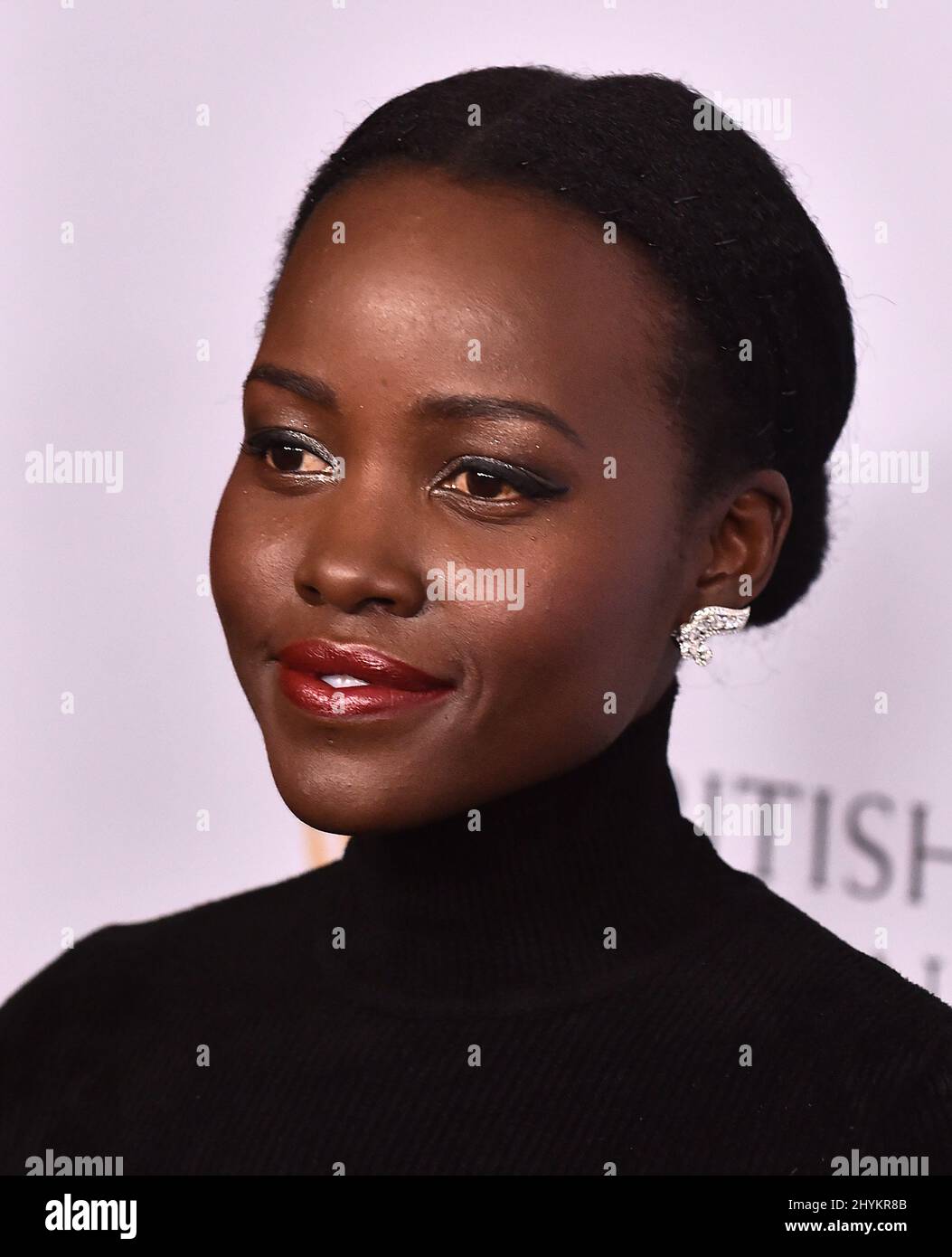 Lupita Nyong'o arrives at the 2019 British Academy Britannia Awards
