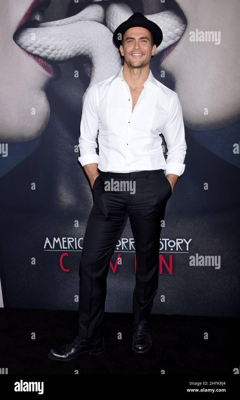 Cheyenne Jackson at FX's 'American Horror Story' 100 Episodes Celebration held at the Hollywood Forever Cemetery on October 26, 2019 in Hollywood, USA. Stock Photo