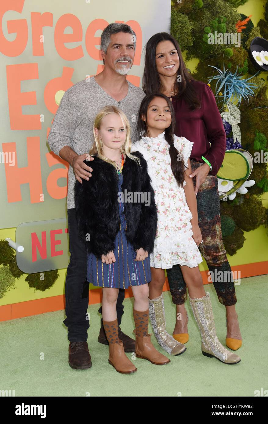 Esai Morales, Elvimar Silva and Mariana Morales at Netflix's "Green ...