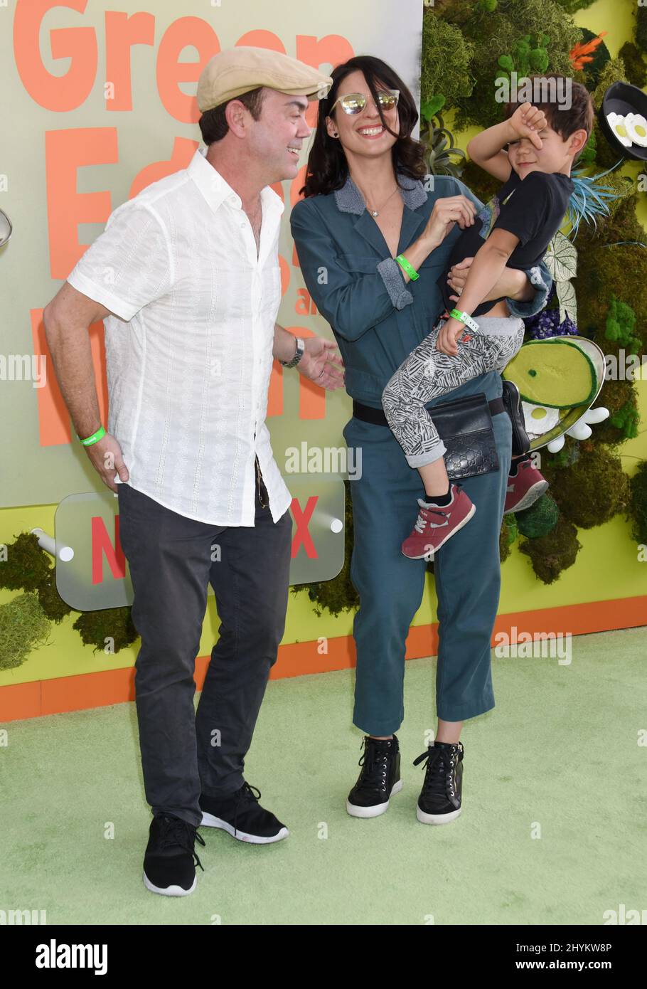 Joe Lo Truglio and Beth Dover at Netflix’s “Green Eggs And Ham” Season