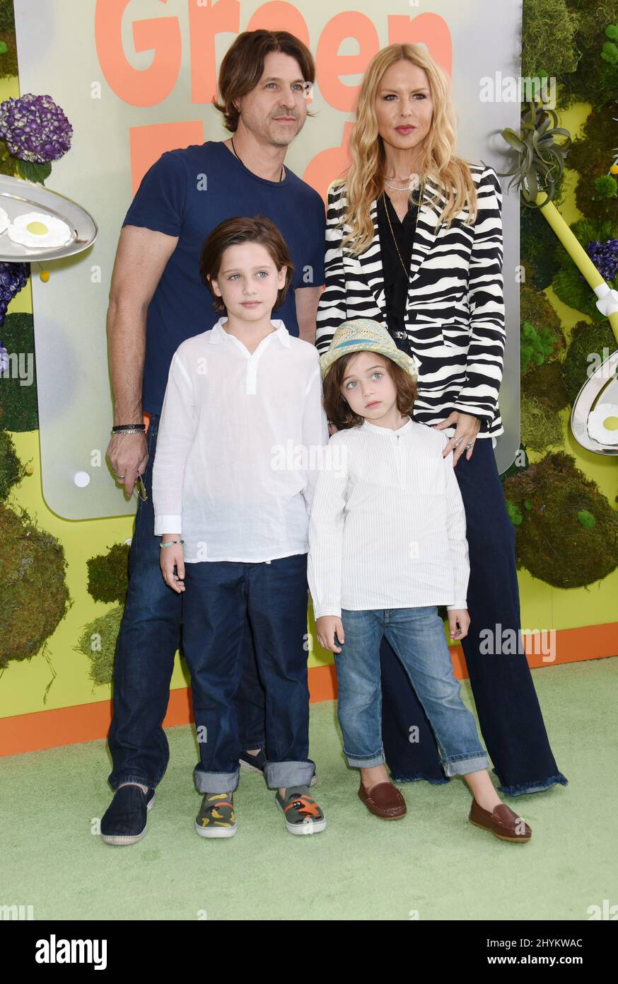 Rachel Zoe, Skyler Berman and Kaius Berman attending the 'Ice Age:  Collision Course' Friends and Family Screening held at the Zanuck Theatre  at 20th Century Fox Stock Photo - Alamy