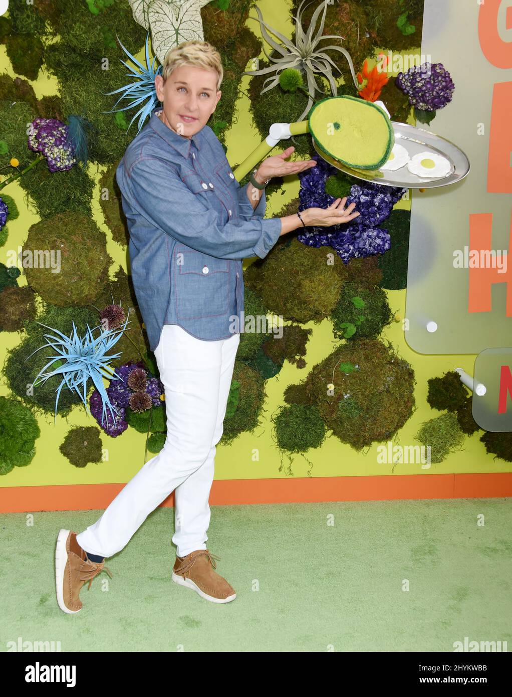 Ellen DeGeneres at Netflix's "Green Eggs And Ham" Season 1 Premiere and