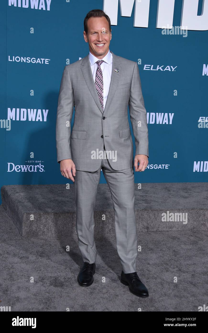 Patrick Wilson attending the World premiere of Midway Stock Photo Alamy