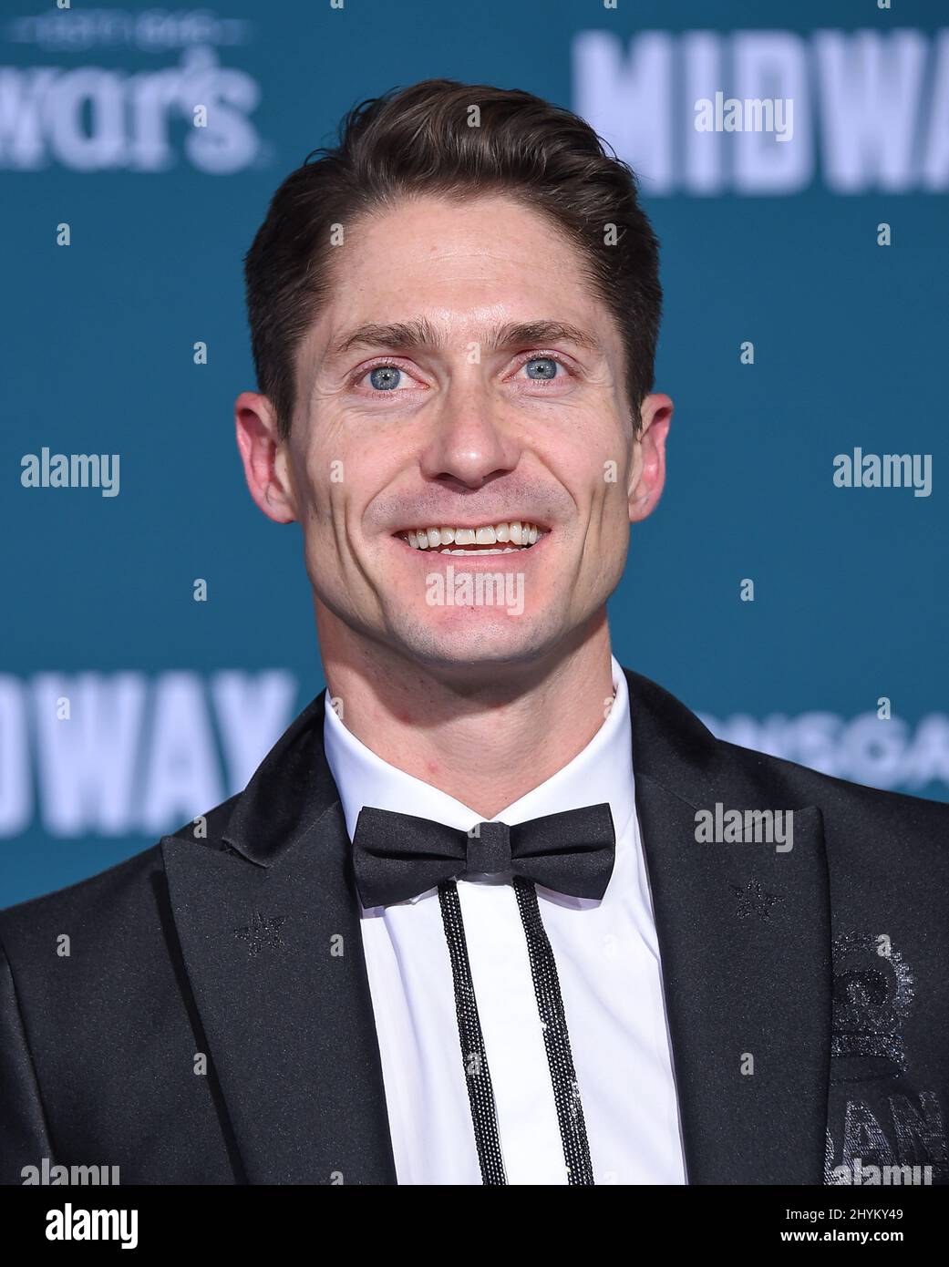 Matthew MacCaull attending the World premiere of Midway Stock Photo - Alamy