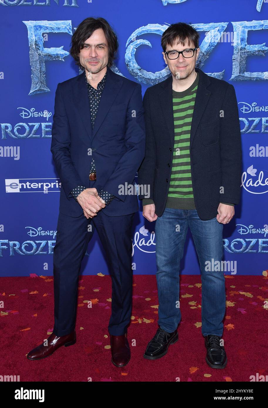 Weezer attending the world premiere of Frozen 2, held at the Dolby