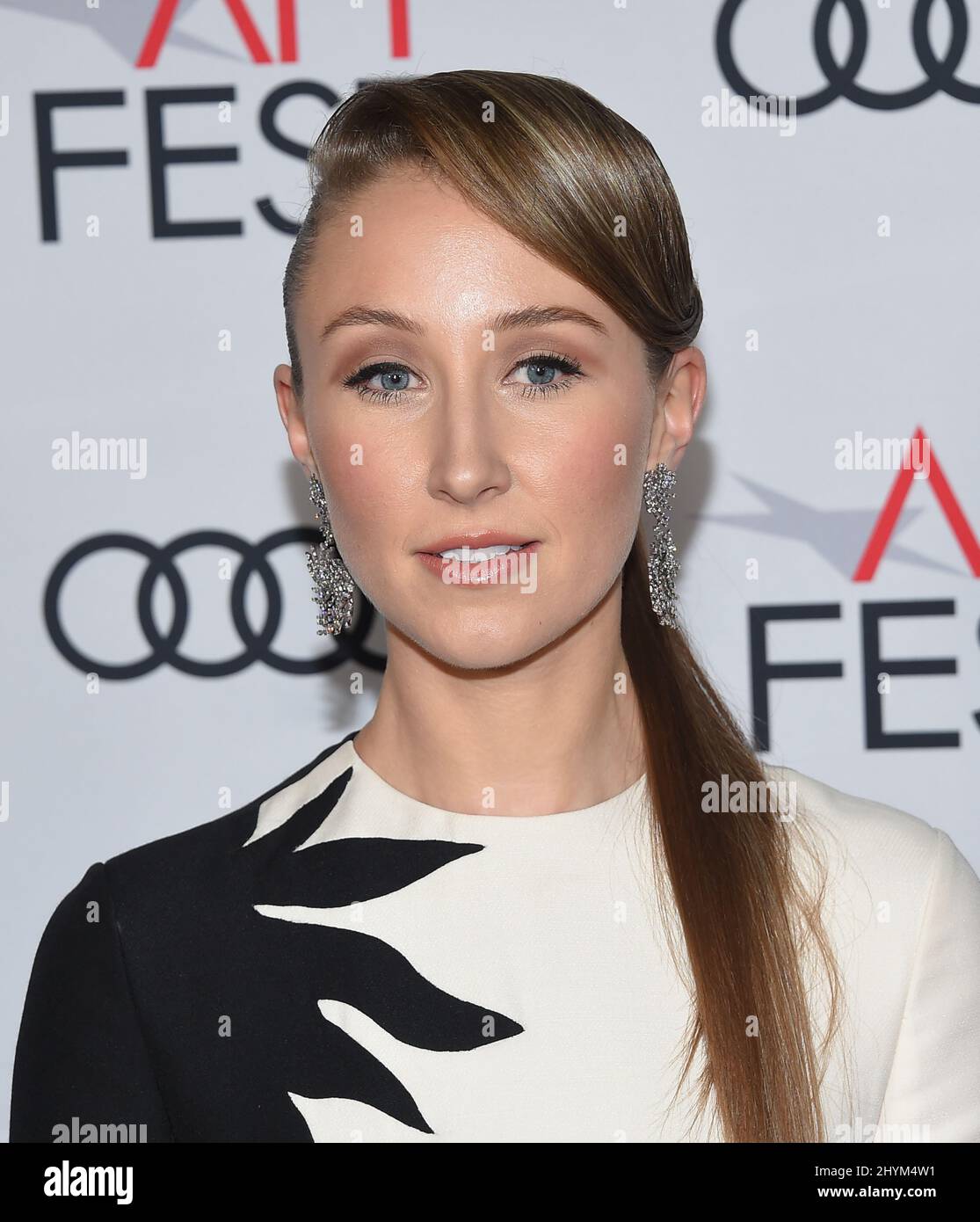 Erin Doherty at 'The Crown' Gala Screening and Tribute to Peter Morgan during AFI Fest held at TCL Chinese Theatre on November 16, 2019 in Hollywood, USA. Stock Photo