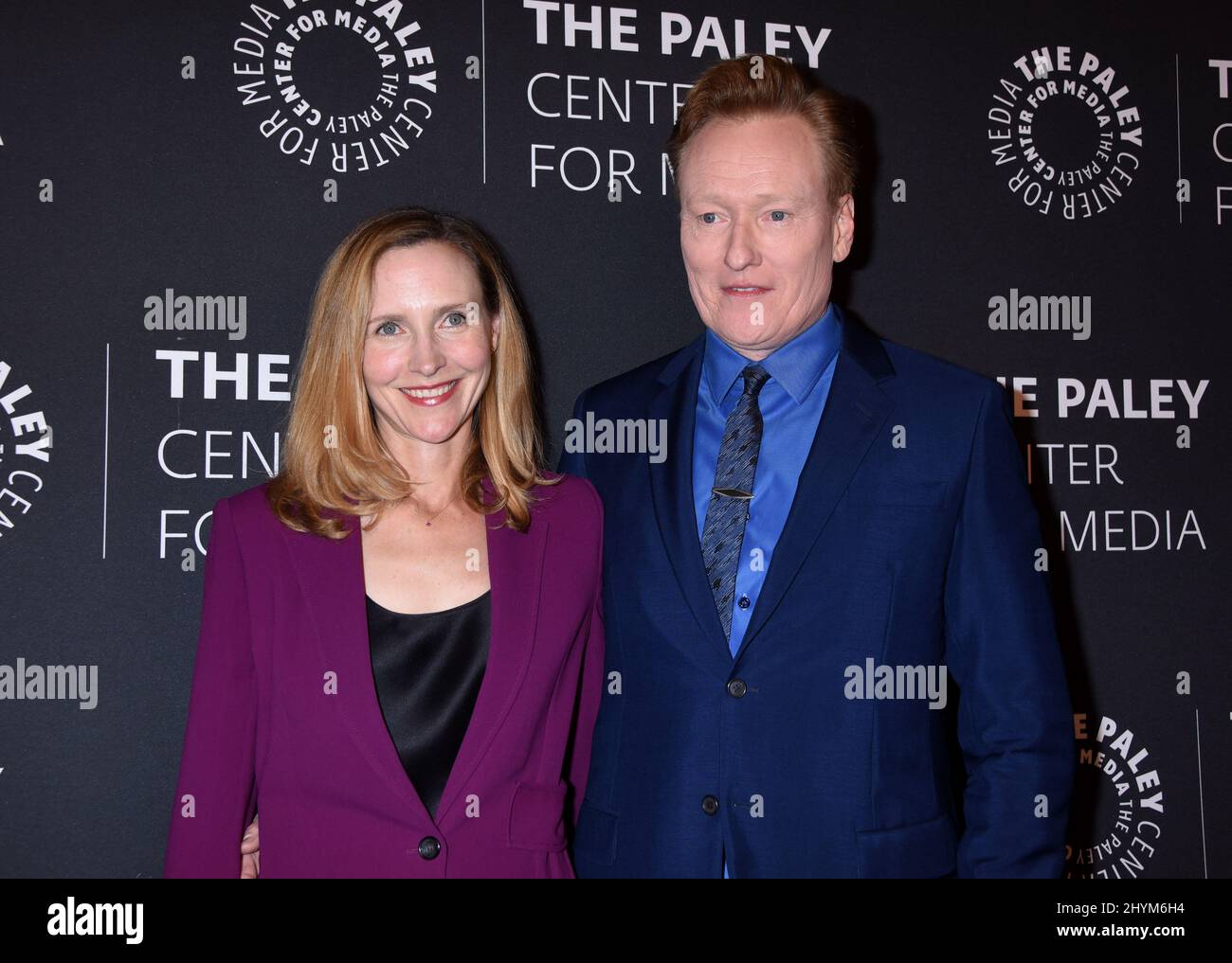 Conan O'Brien and Liza O'Brien at The Paley Center For Media's "The