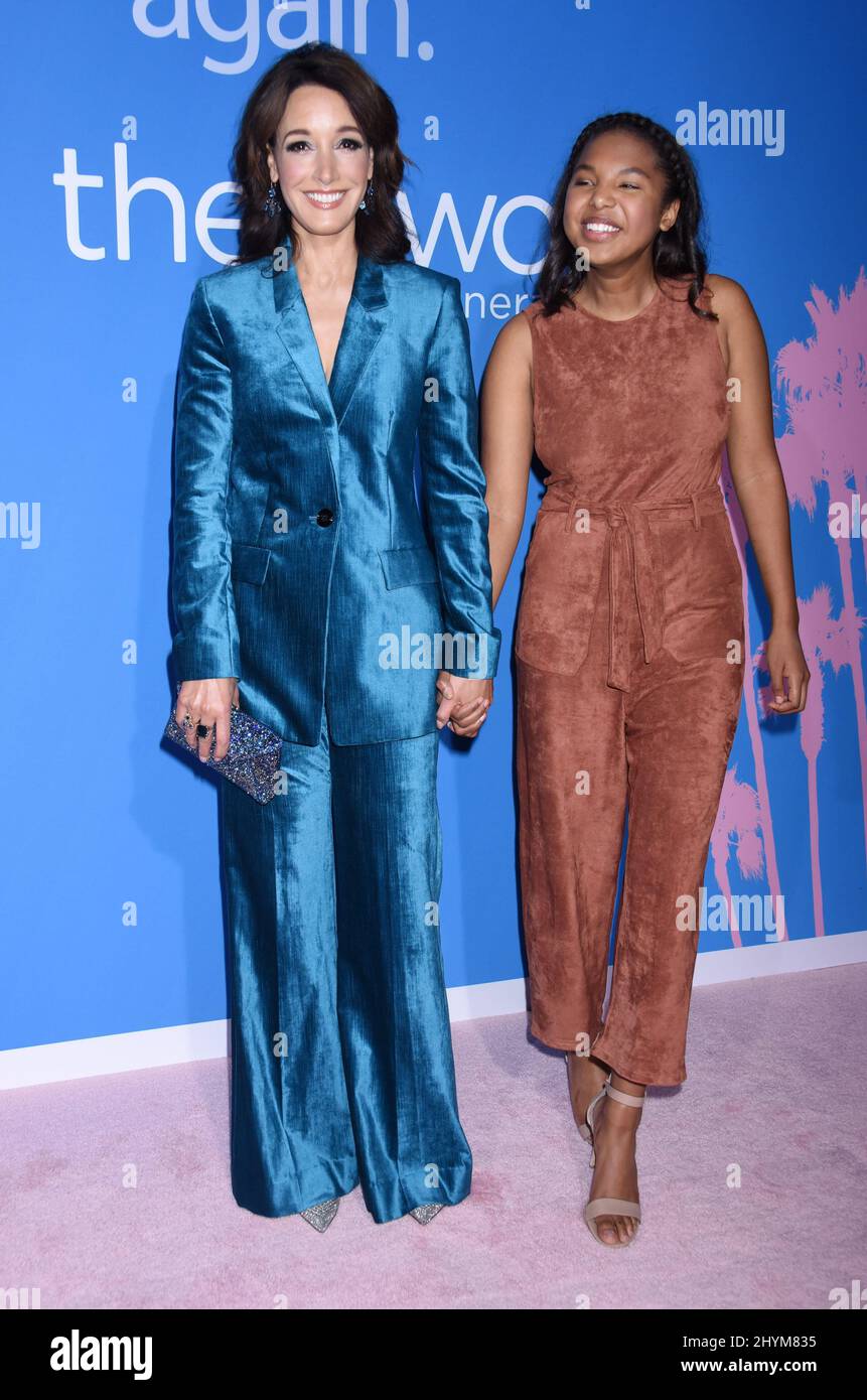 Jennifer Beals and Jordan Hull at Showtime's 'The L Word: Generation Q' Premiere held at the Regal Cinemas L.A. LIVE on December 2, 2019 in Los Angeles, CA. Stock Photo