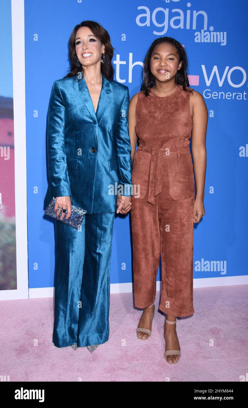 Jennifer Beals and Jordan Hull at Showtime's 'The L Word: Generation Q' Premiere held at the Regal Cinemas L.A. LIVE on December 2, 2019 in Los Angeles, CA. Stock Photo