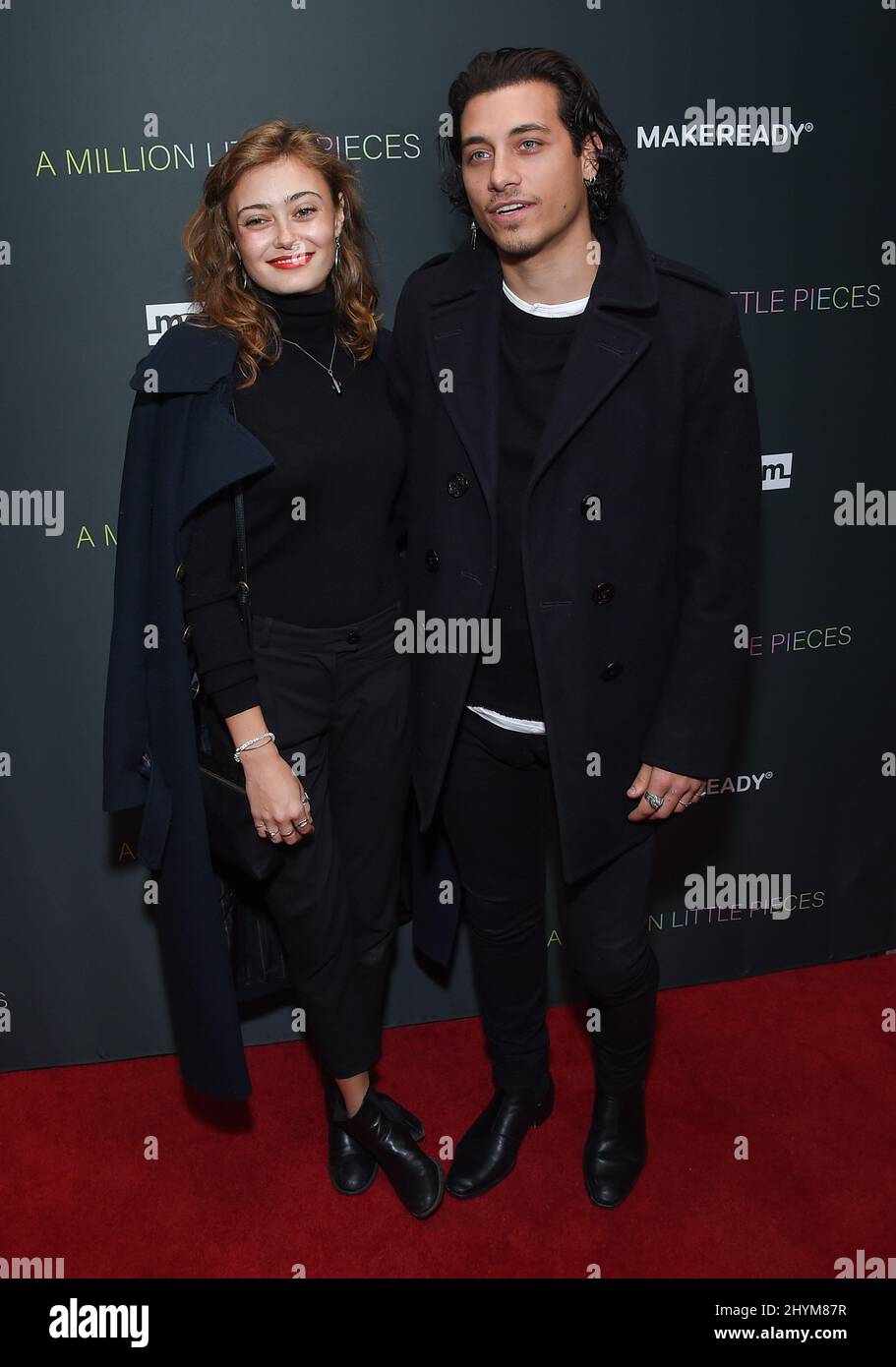 Ella Purnell and Rob Raco attending a special screening of A Million