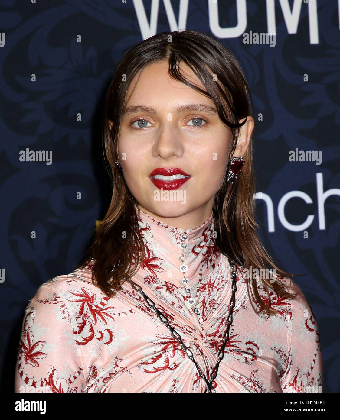 Sasha Frolova attending the premiere of Little Women in New York Stock