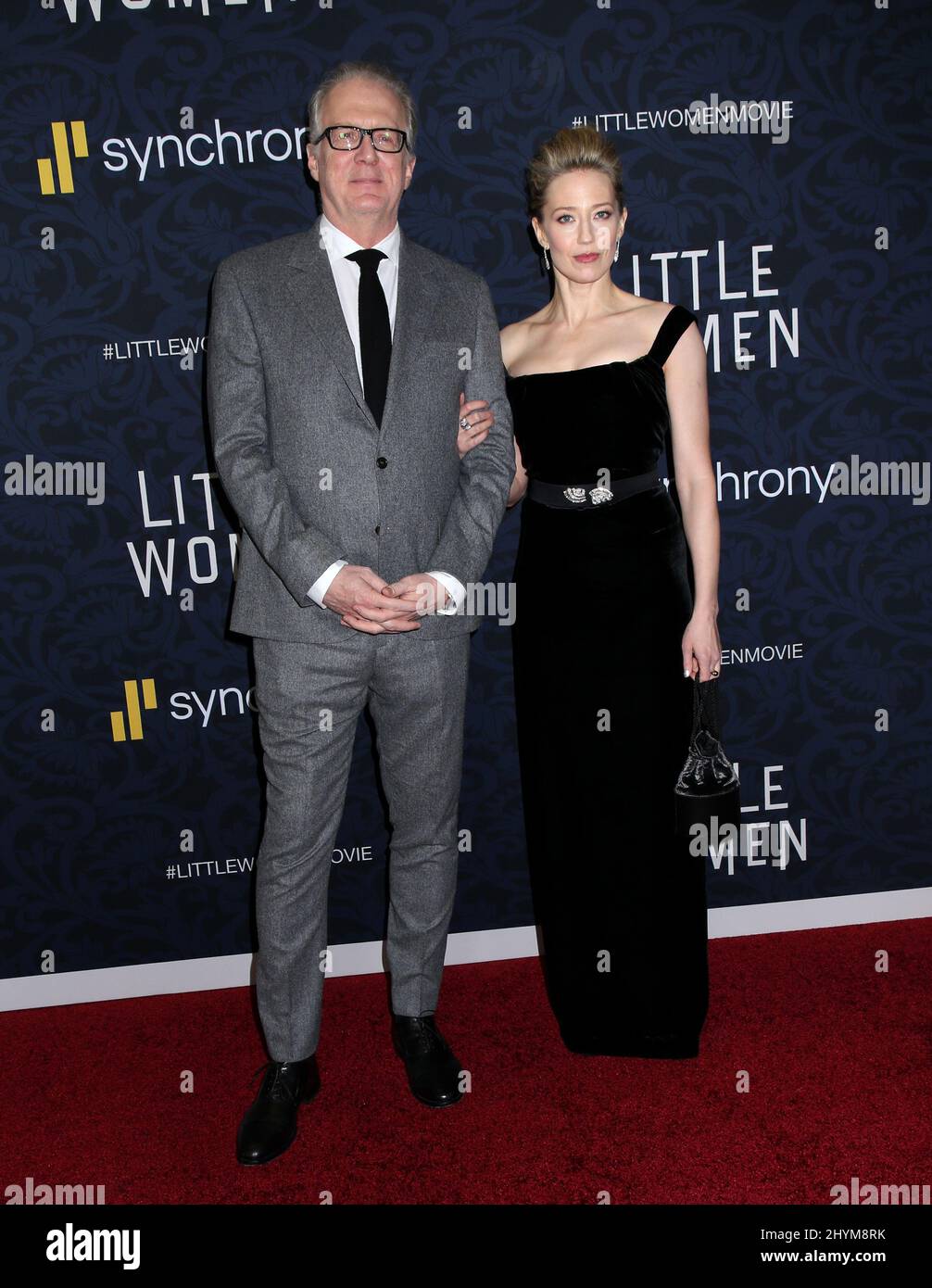 Tracy Letts & Carrie Coon attending the premiere of Little Women in New
