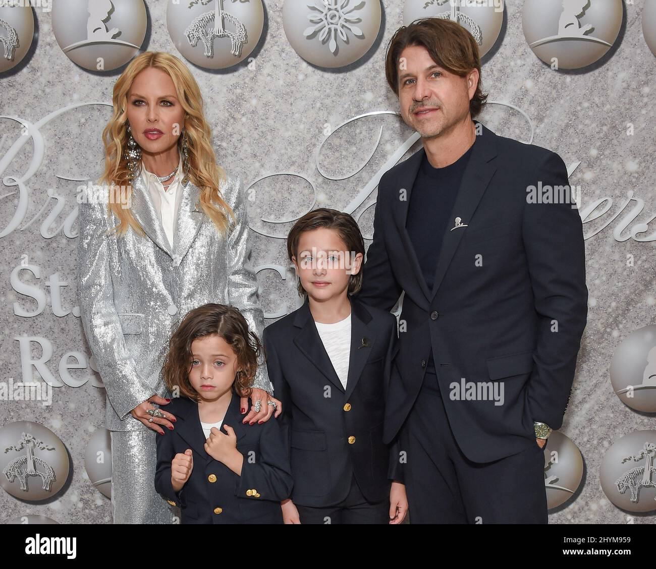 Rachel Zoe, Rodger Berman, Kaius Jagger Berman and Skyler Morrison