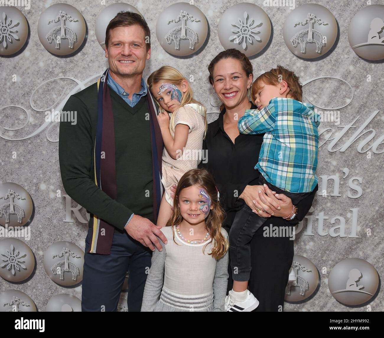 Bailey Chase and Amy Chase arriving to the Brooks Brothers Holiday Celebration Honoring St. Jude Stock Photo