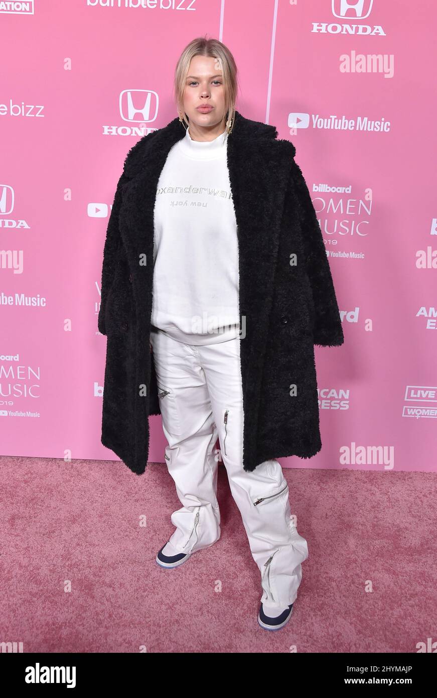 SAYGRACE attending the Billboard's Women In Music 2019 event in Hollywood, USA on Thursday December 13, 2019. Stock Photo