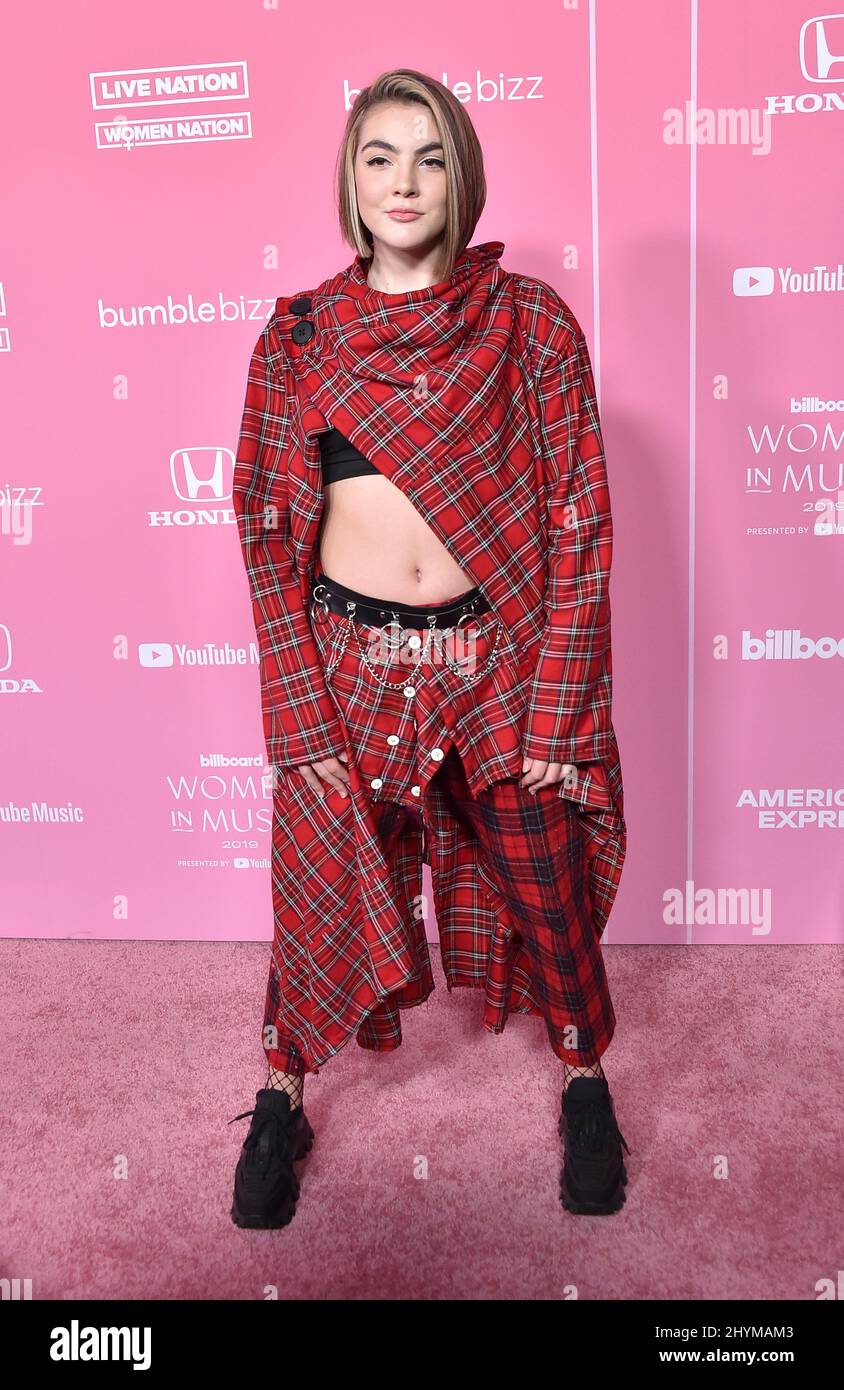 Evie Irie attending the Billboard's Women In Music 2019 event in Hollywood, USA on Thursday December 13, 2019. Stock Photo