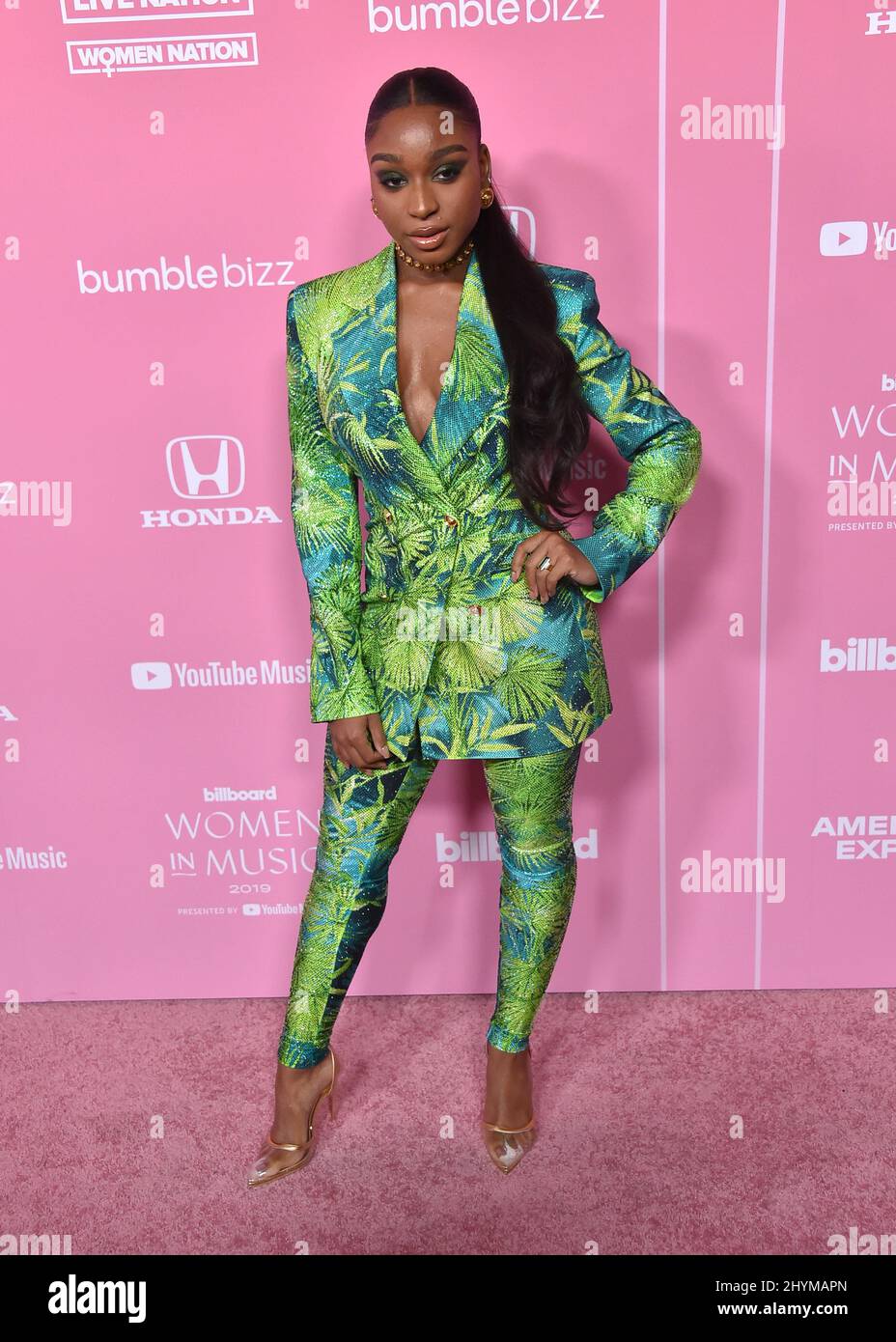 Normani attending the Billboard's Women In Music 2019 event in Hollywood, USA on Thursday December 13, 2019. Stock Photo