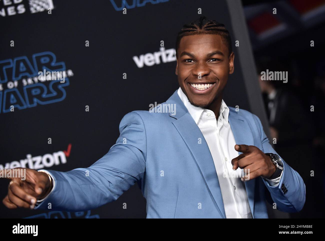 John Boyega attending the World Premiere of Star Wars: The Rise of