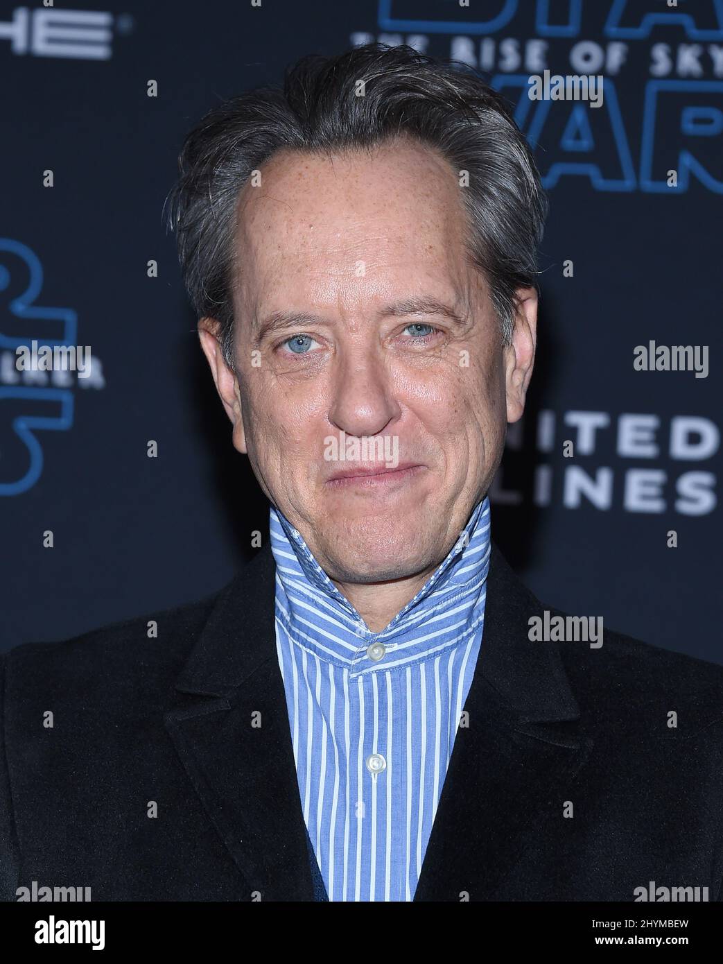 Richard E. Grant attending the World Premiere of Star Wars The Rise of