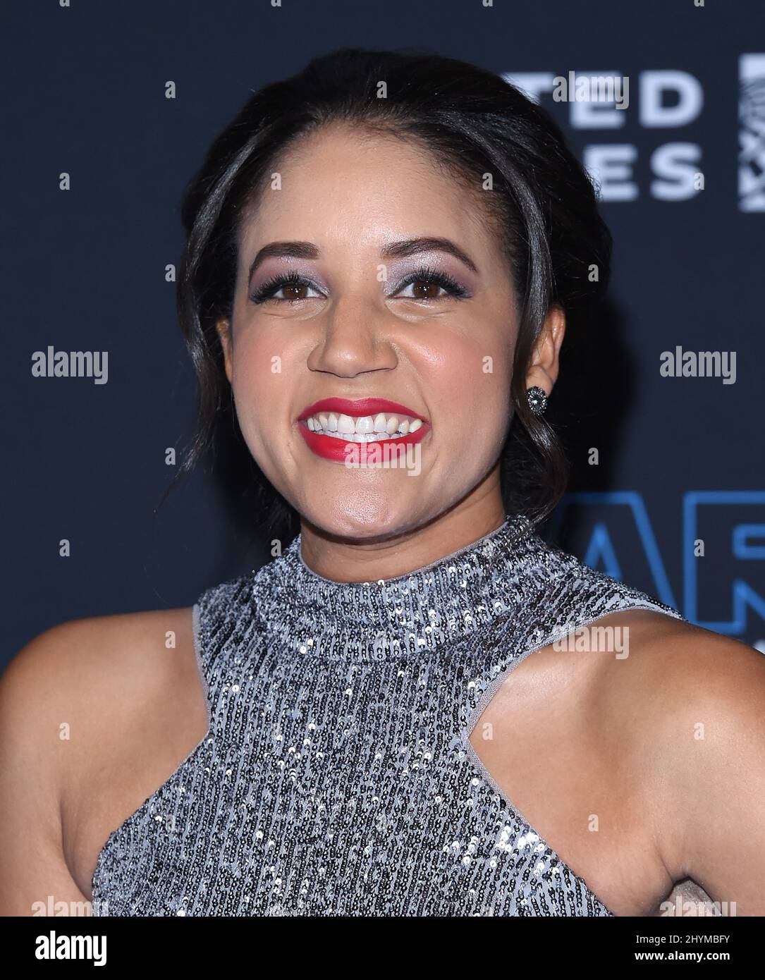 Philicia Saunders attending the World Premiere of Star Wars: The Rise