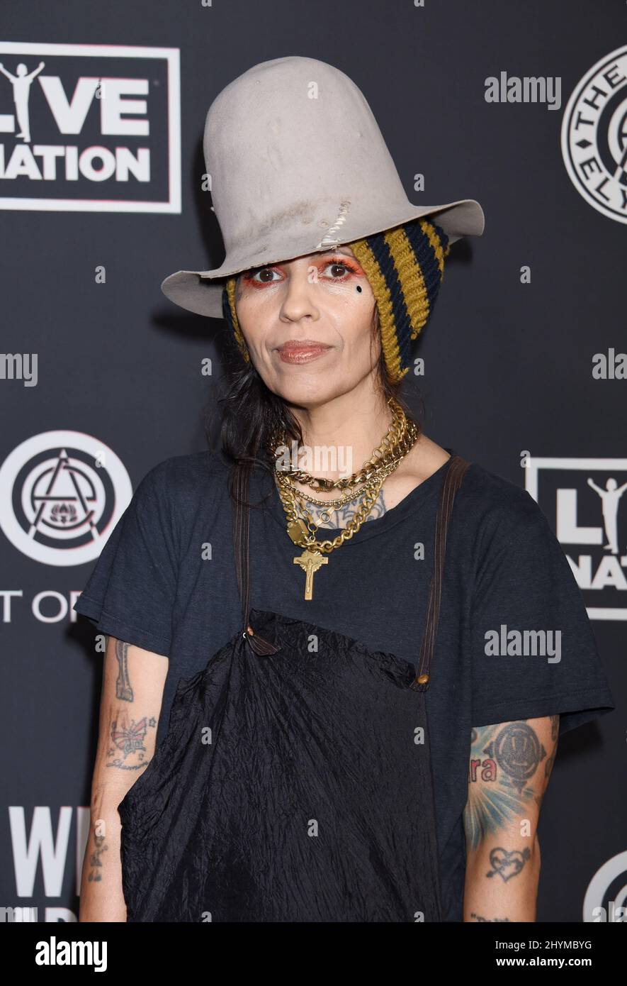 Linda Perry at The Art of Elysium 13th Annual Black Tie Artistic Experience 'HEAVEN' held at The Palladium Stock Photo