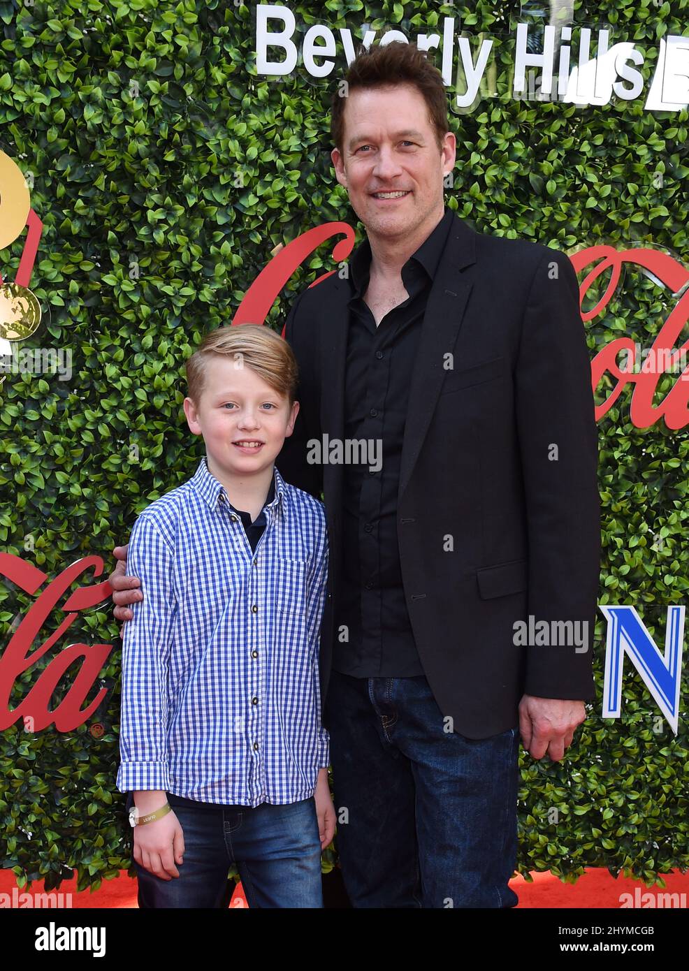 James Tupper and Atlas Tupper at the 7th Annual Gold Meets Golden held at  the Virginia Robinson Gardens and Estate Stock Photo - Alamy
