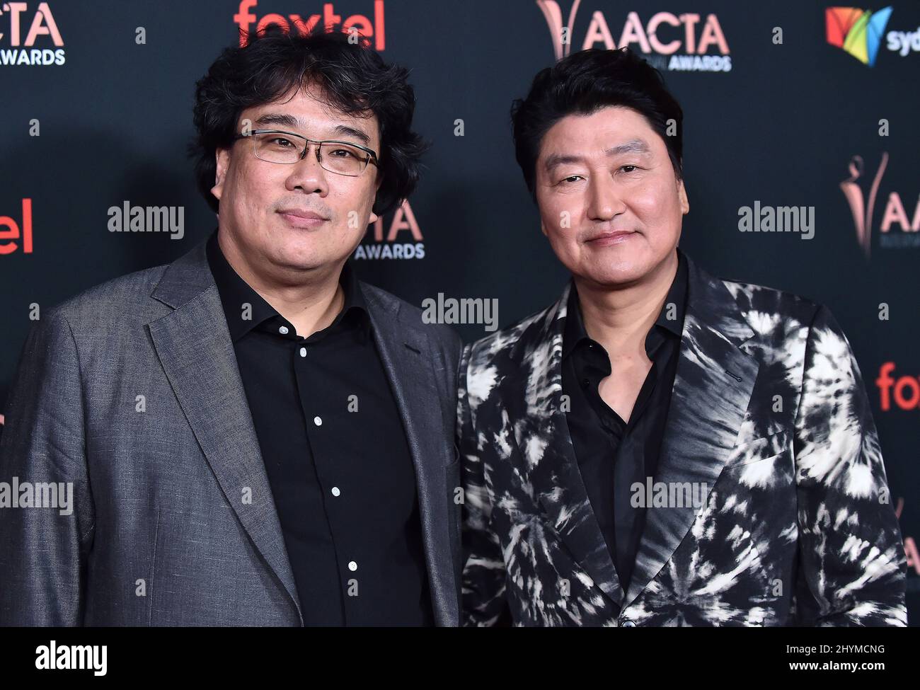 Bong Joon Ho and Song Kang Ho at the 9th AACTA International Awards held at SKYBAR at Mondrian LA on January 3, 2020 in West Hollywood, CA. Stock Photo